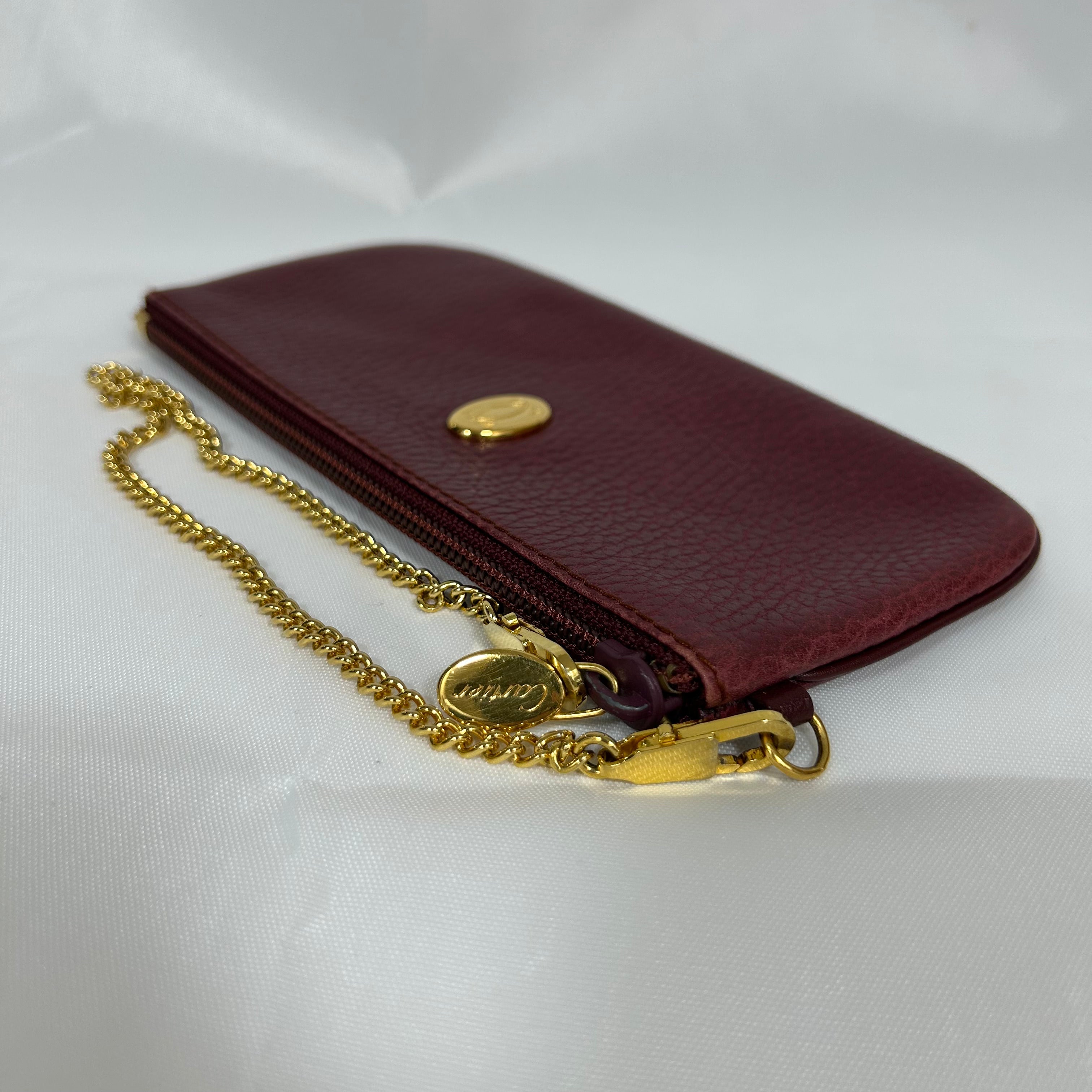 Cartier Must de  Vintage 1980's Slim Coin Mini Purse