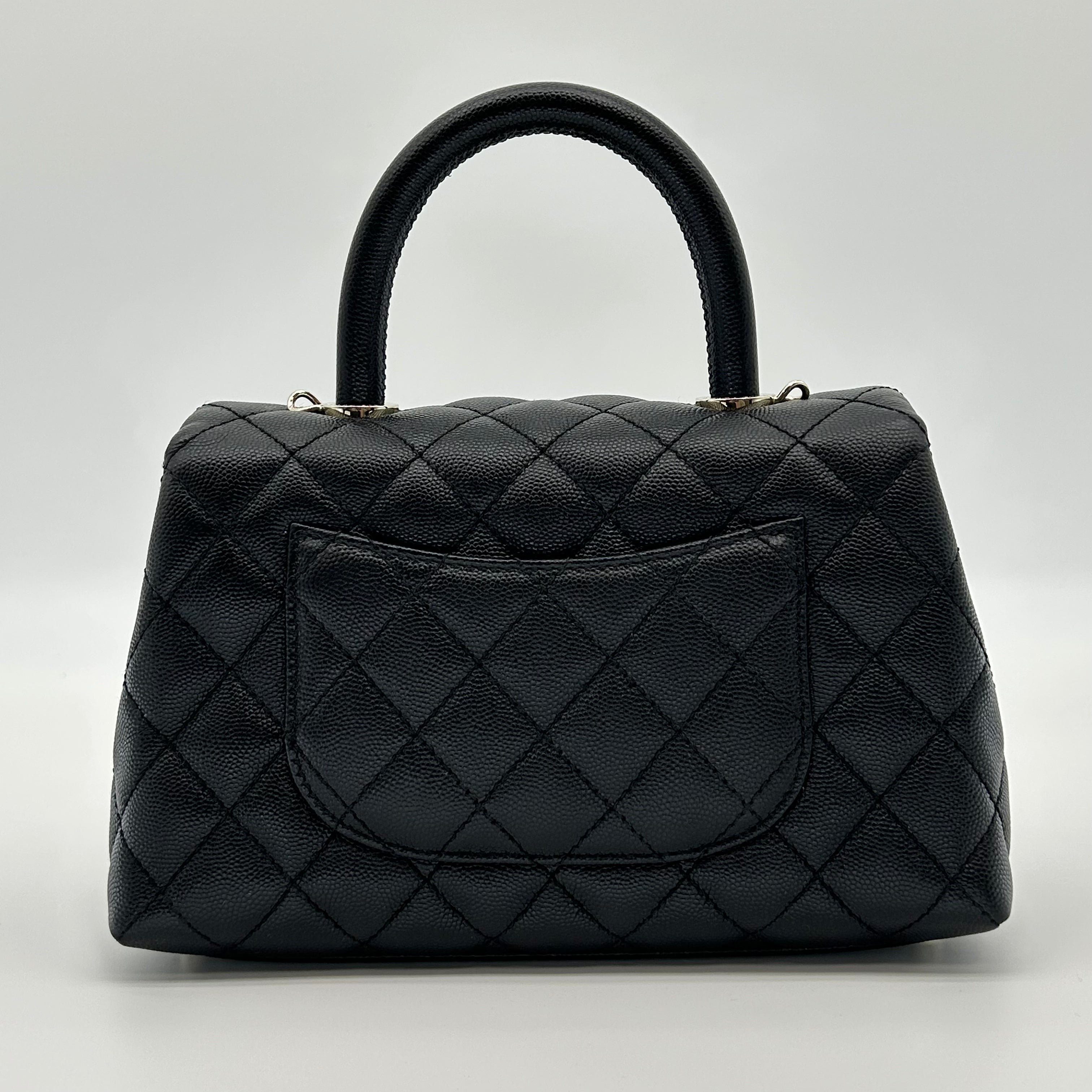 Chanel Coco Handle XS 2way bag black A92990