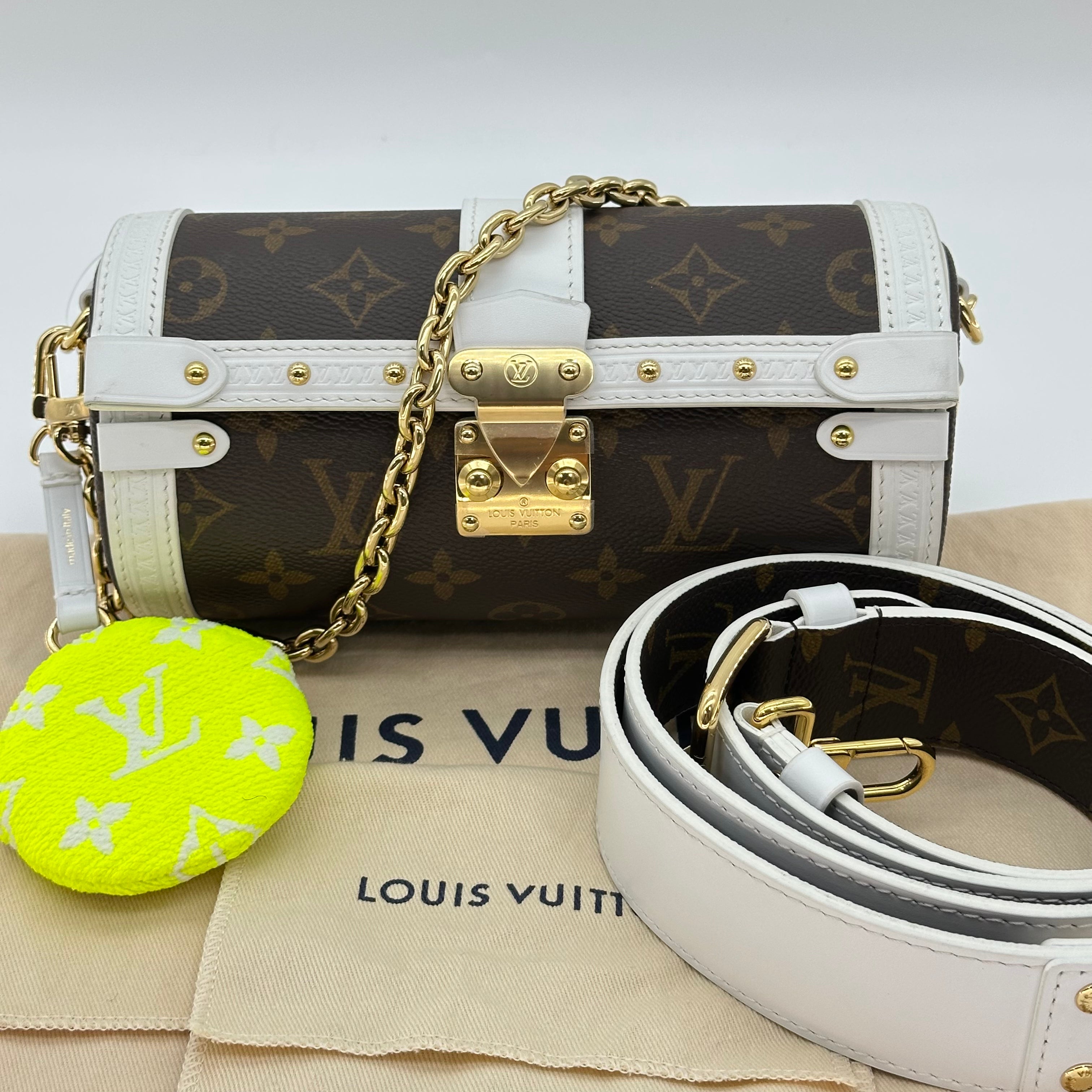 LV Louis Vuitton Papillon Trunk Monogram Shoulder Bag