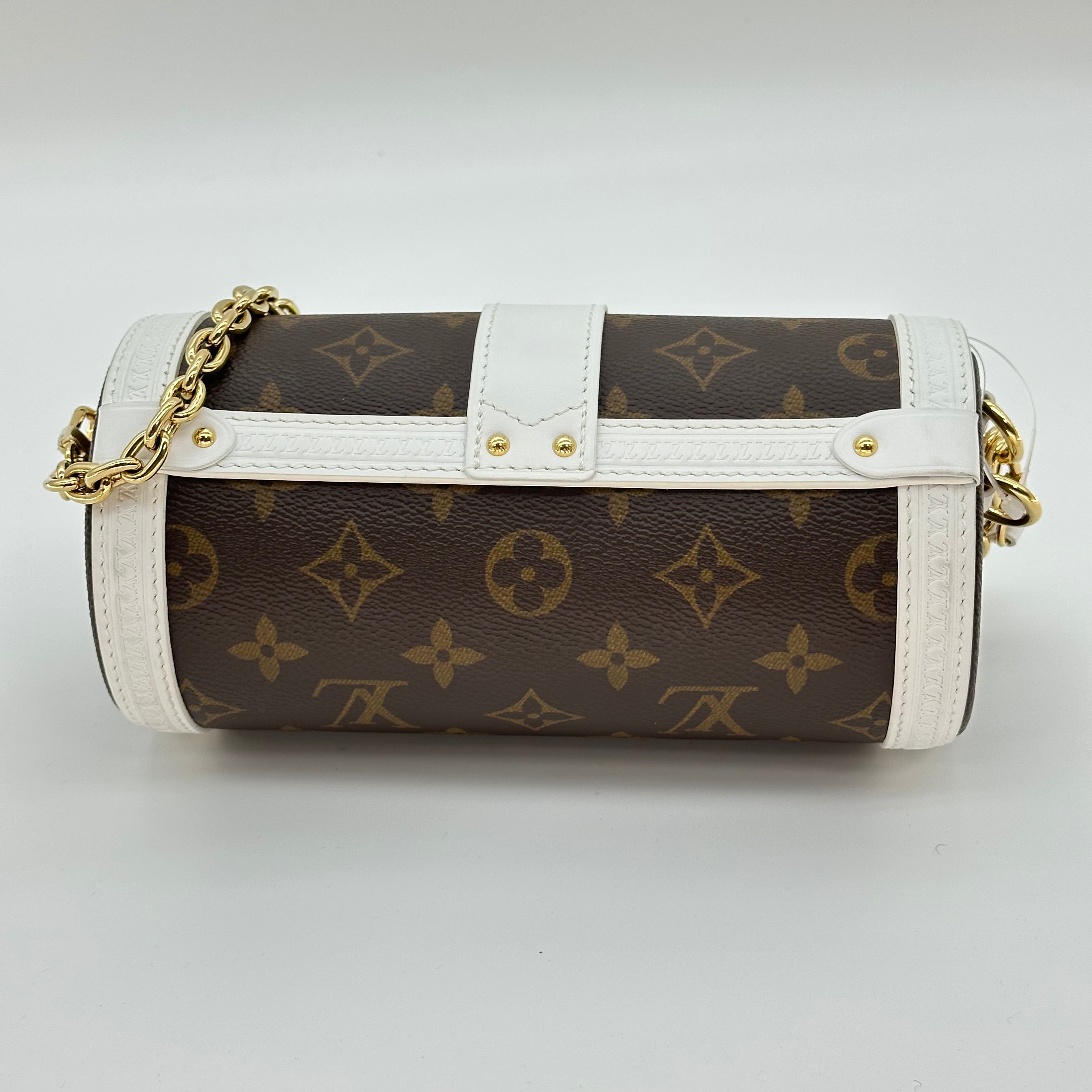 LV ルイ・ヴィトン パピヨン トランク モノグラム ショルダーバッグ
