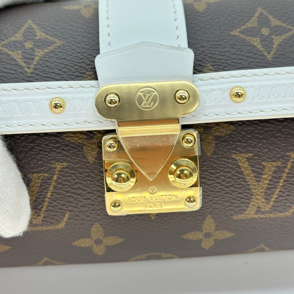 LV ルイ・ヴィトン パピヨン トランク モノグラム ショルダーバッグ