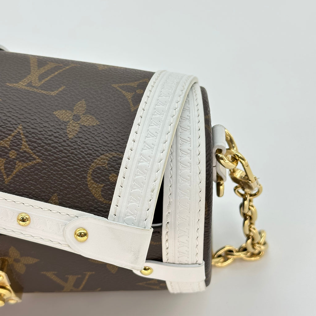 LV ルイ・ヴィトン パピヨン トランク モノグラム ショルダーバッグ