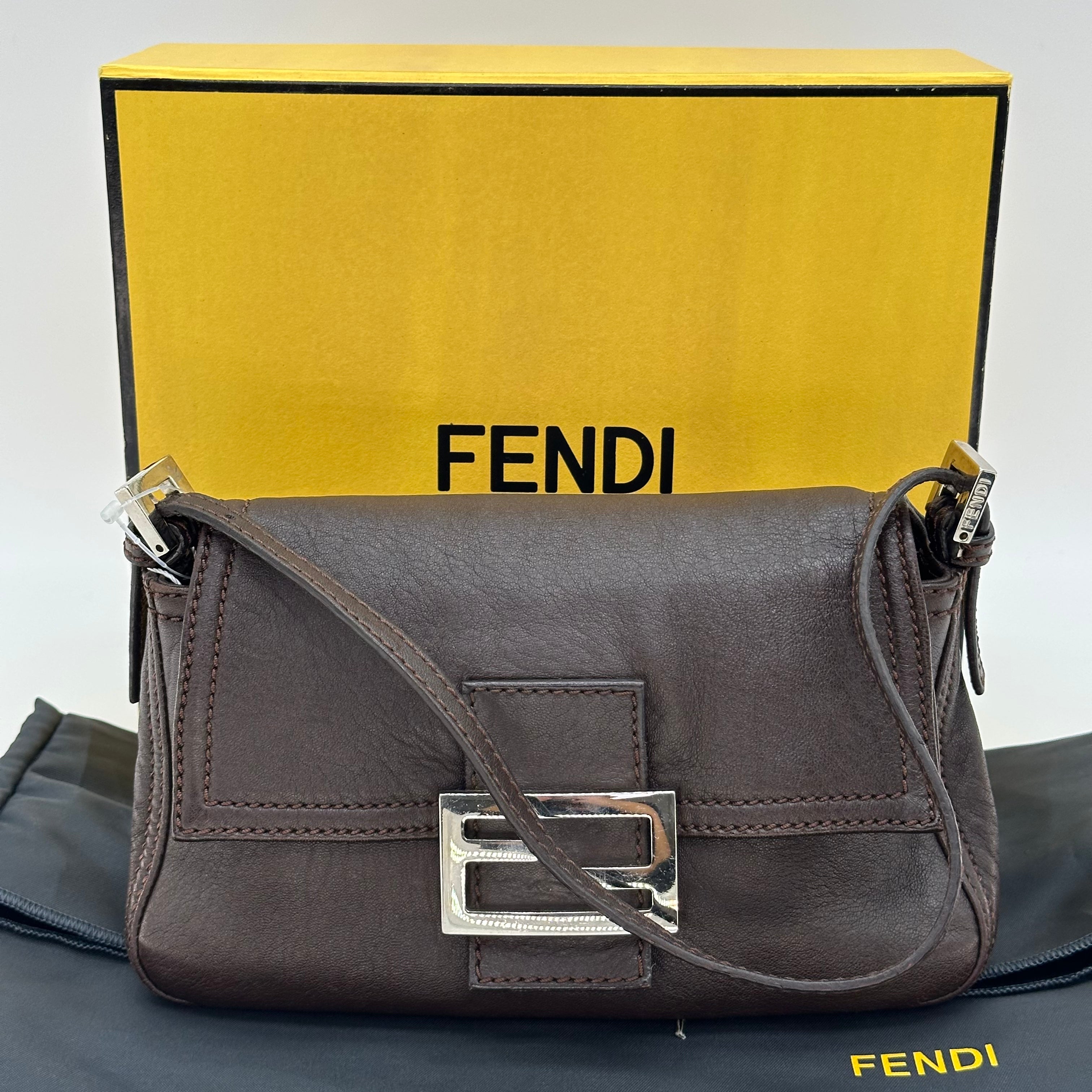 Fendi all-leather shoulder bag