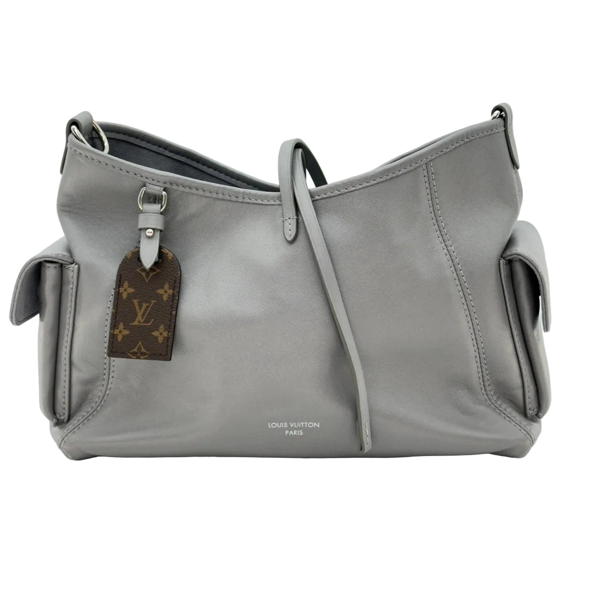Louis Vuitton Carryall Cargo Vibe Monogram Crossbody Bag Grey M12579 RFID