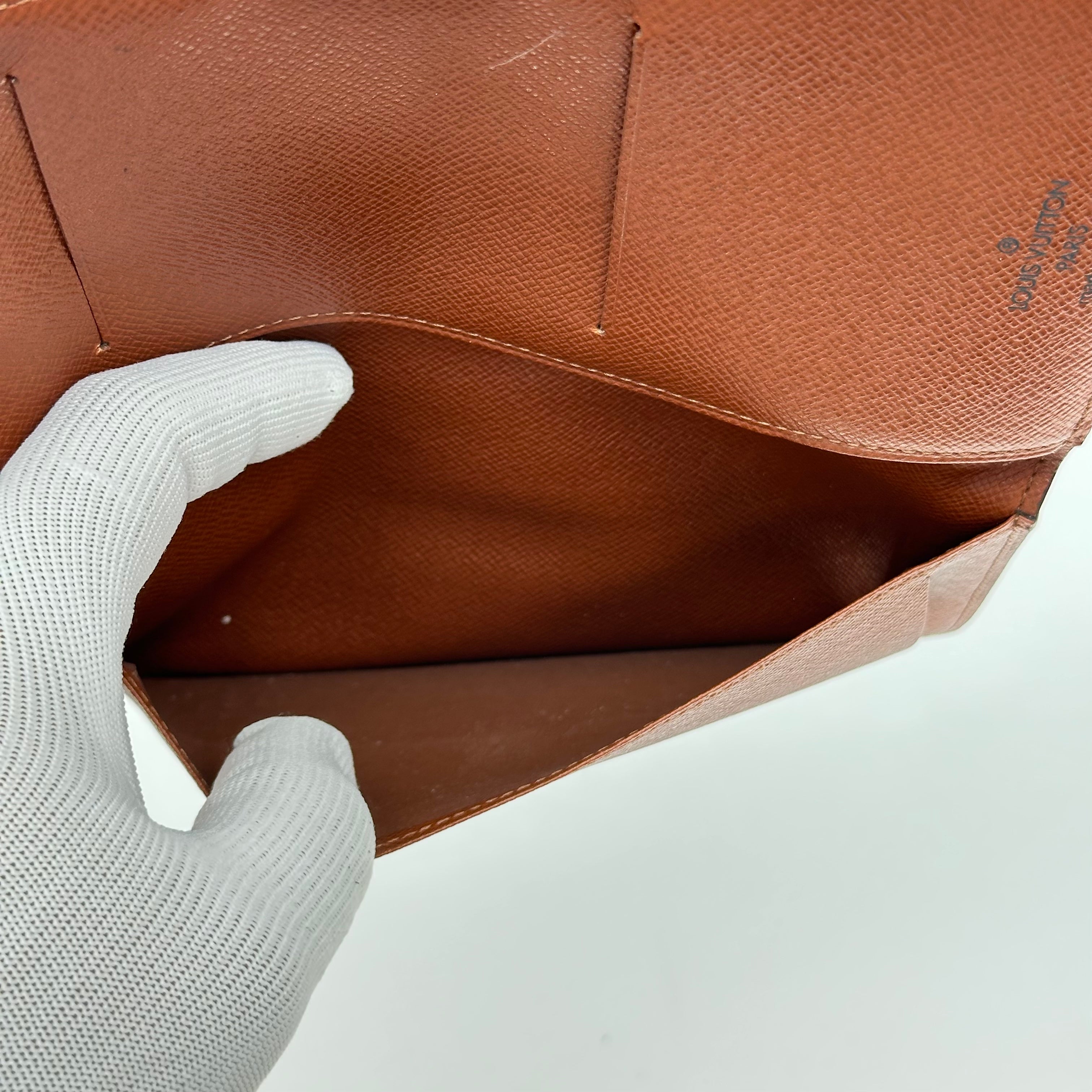 Louis Vuitton Monogram Porto Cult Credit 2-Fold Bill Holder Bi-Fold Long Wallet