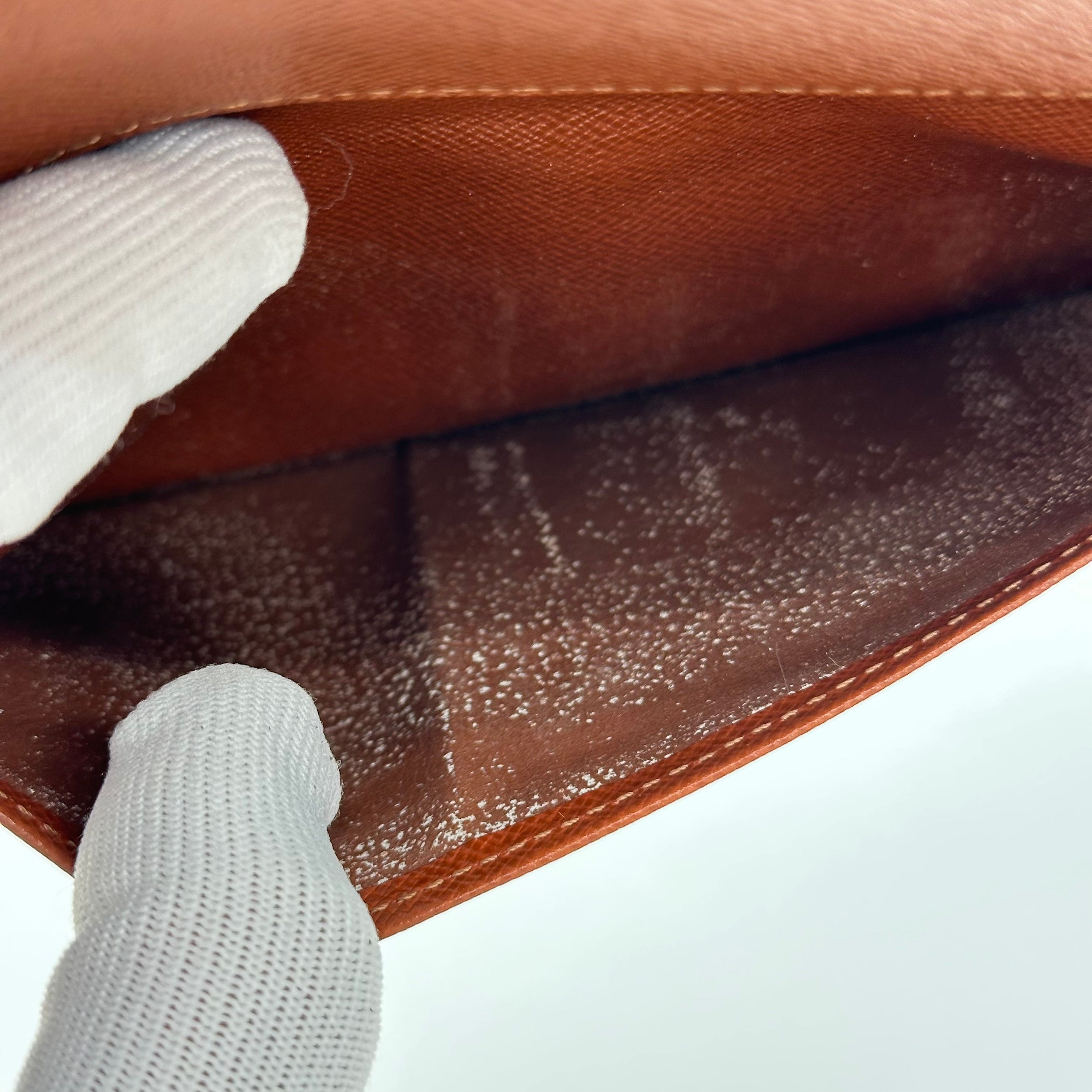Louis Vuitton Monogram Porto Cult Credit 2-Fold Bill Holder Bi-Fold Long Wallet