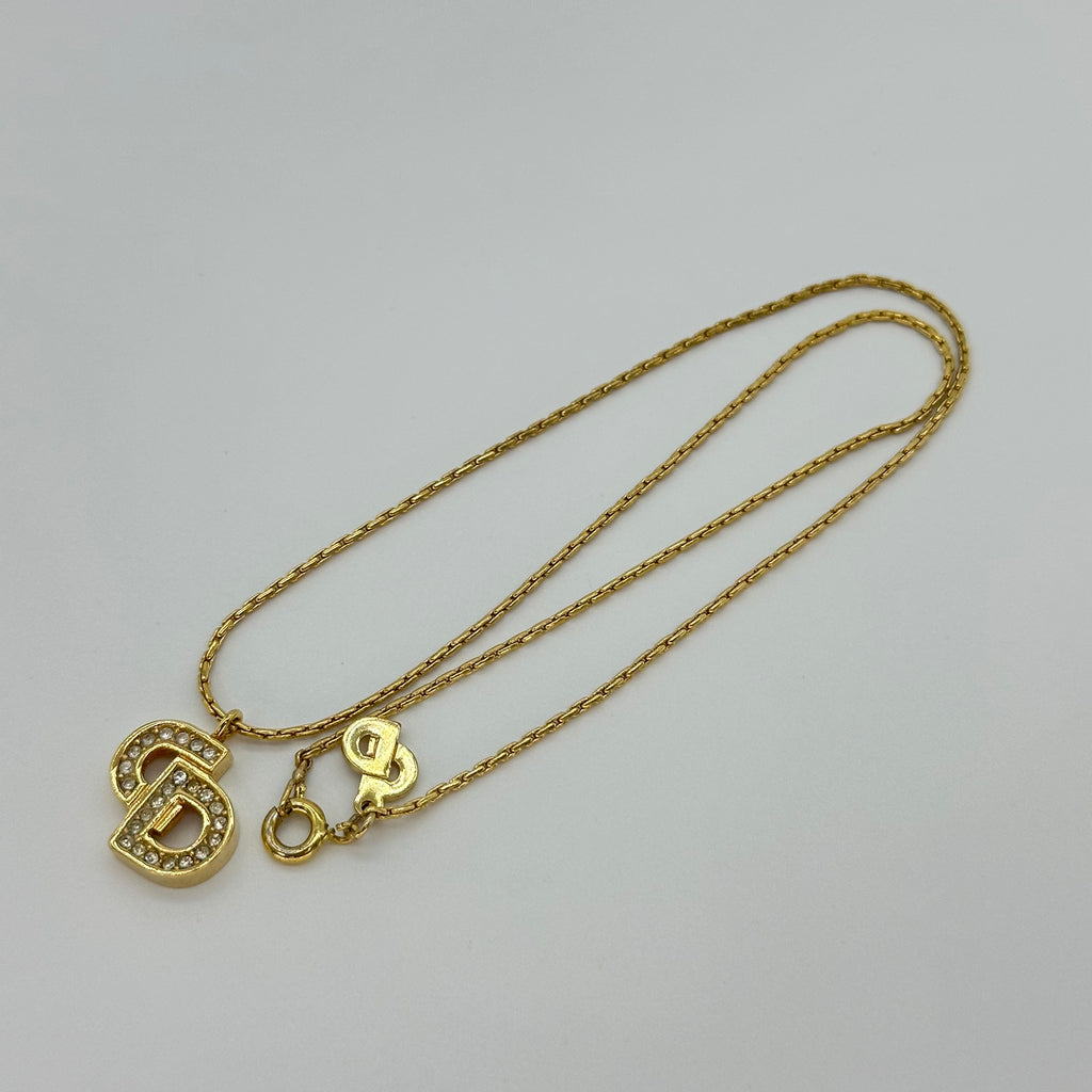 Christian Dior CDロゴ ネックレス