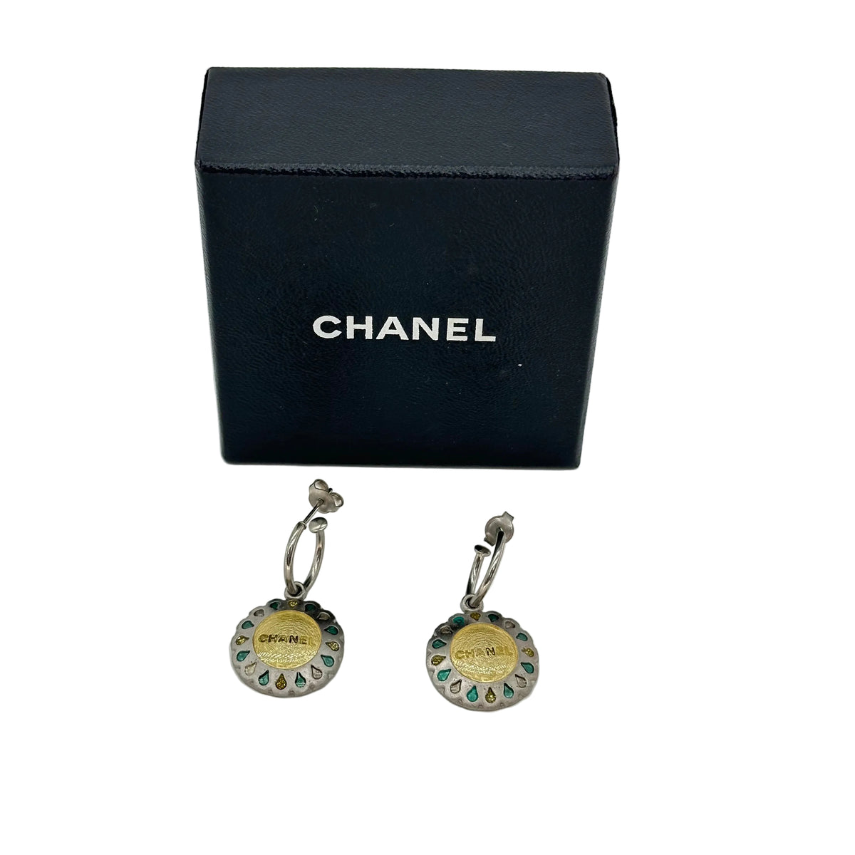 Chanel Flower Motif Earrings
