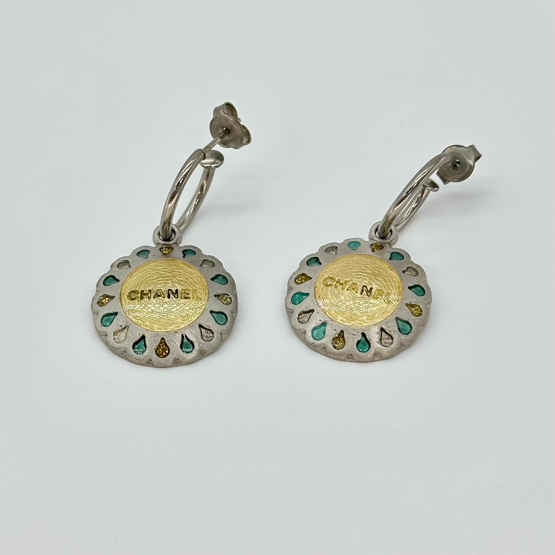 Chanel Flower Motif Earrings