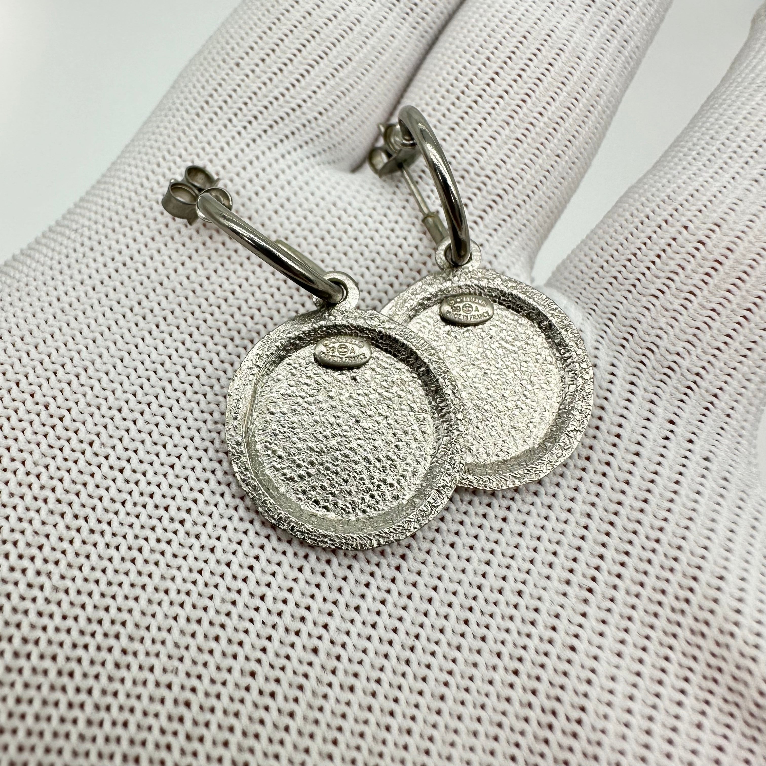 Chanel Flower Motif Earrings