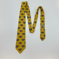 Hermès Hermes Vintage Silk Tie Lamp Motif Print Yellow 100% Silk