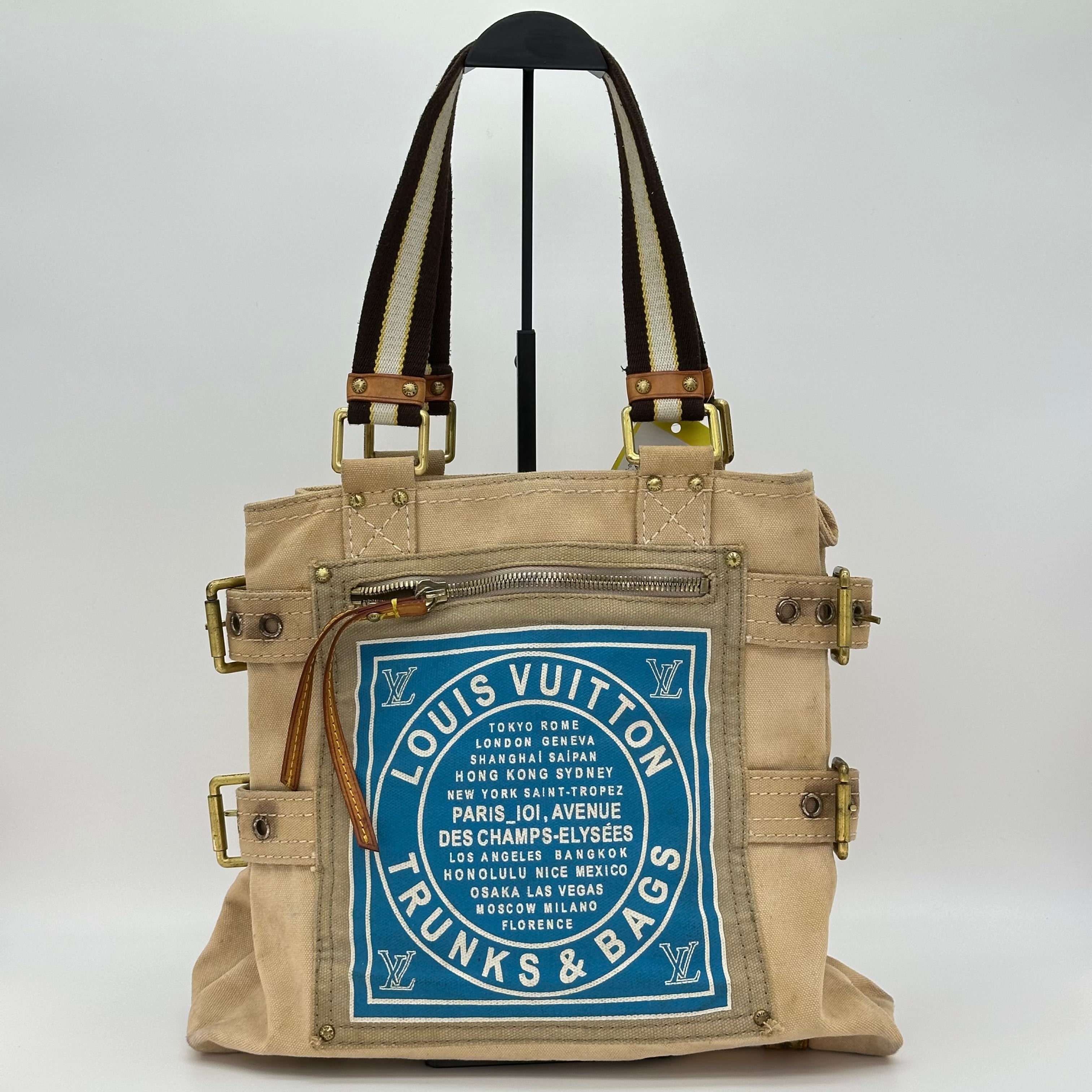 Louis Vuitton Cruise Line Glove Shopper MM Canvas Tote Bag M95114