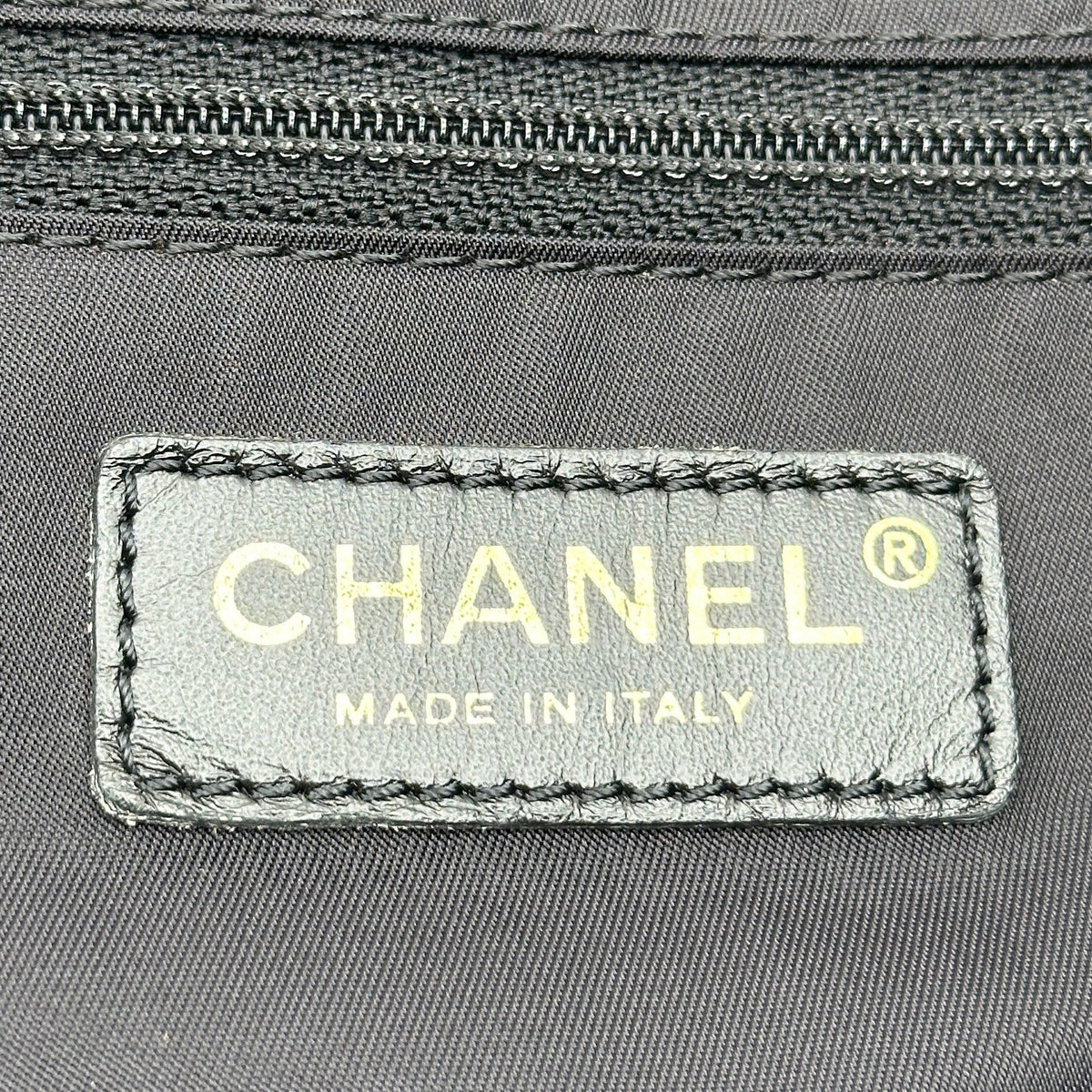 Chanel Nylon New Travel Line MM Black Tote Bag