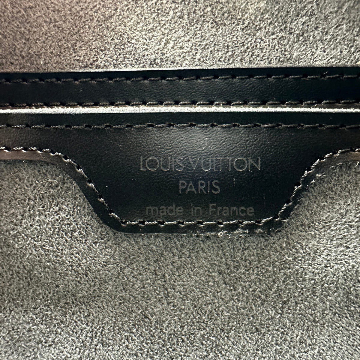 Louis Vuitton Epi Soufflot Black Handbag M52862