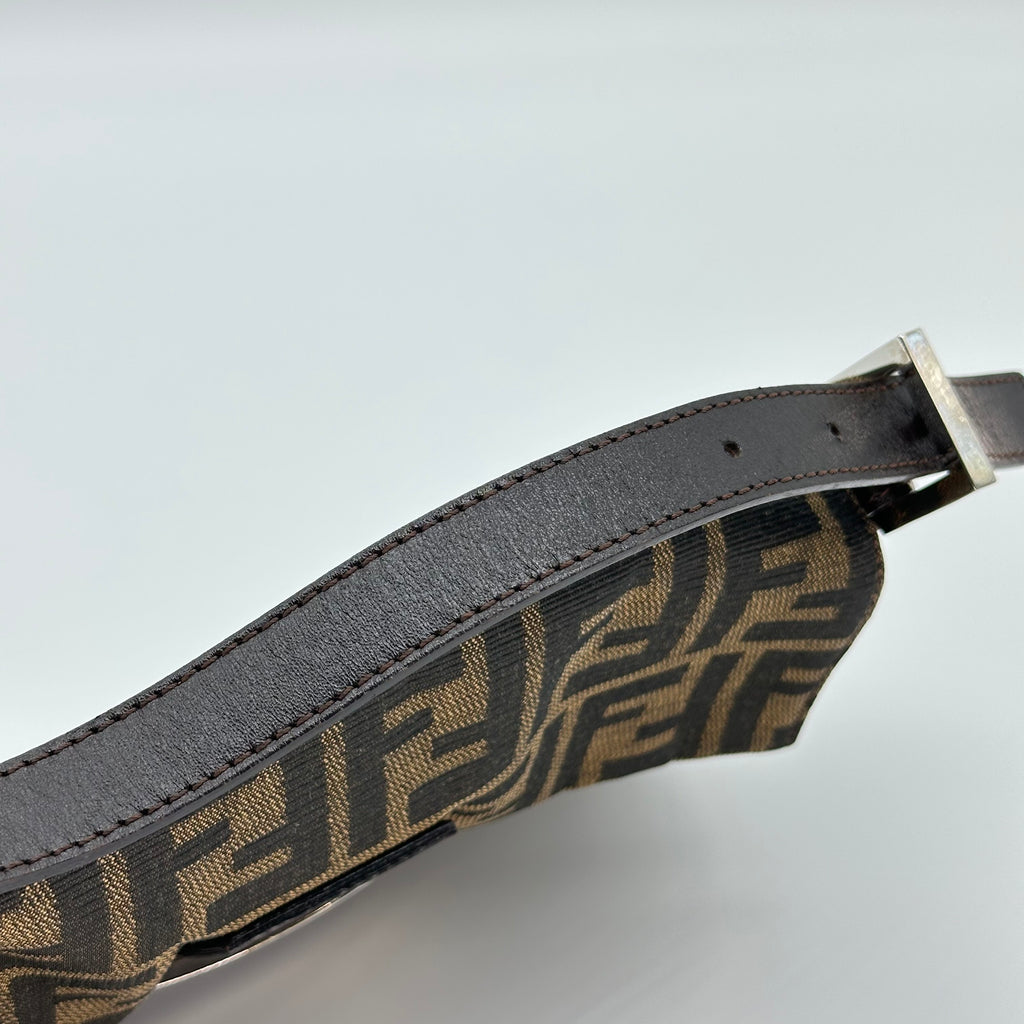 FENDI Zucca FF Logo Mamma Baguette Shoulder Bag Vintage