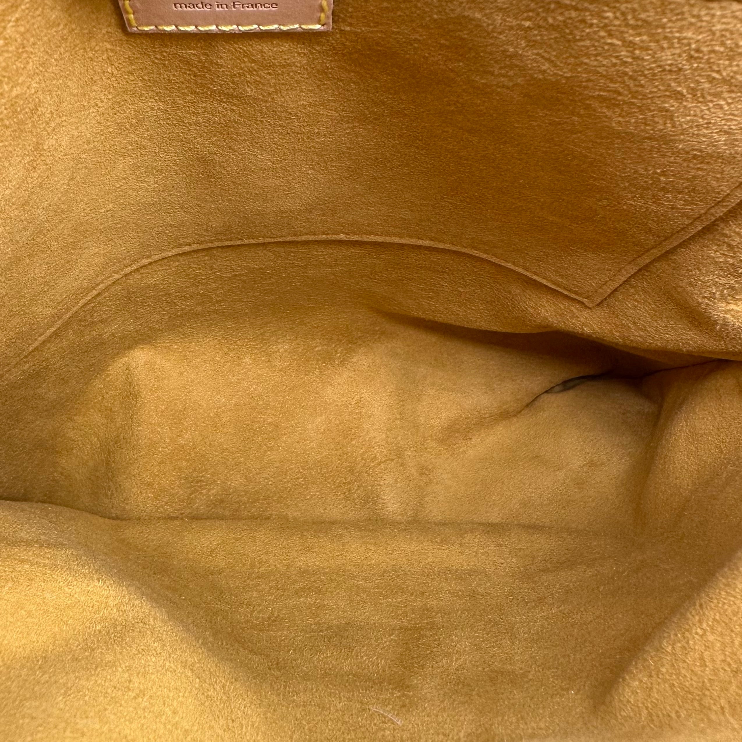 LOUIS VUITTON M95018 Bolso tote shopper plano de mezclilla con monograma