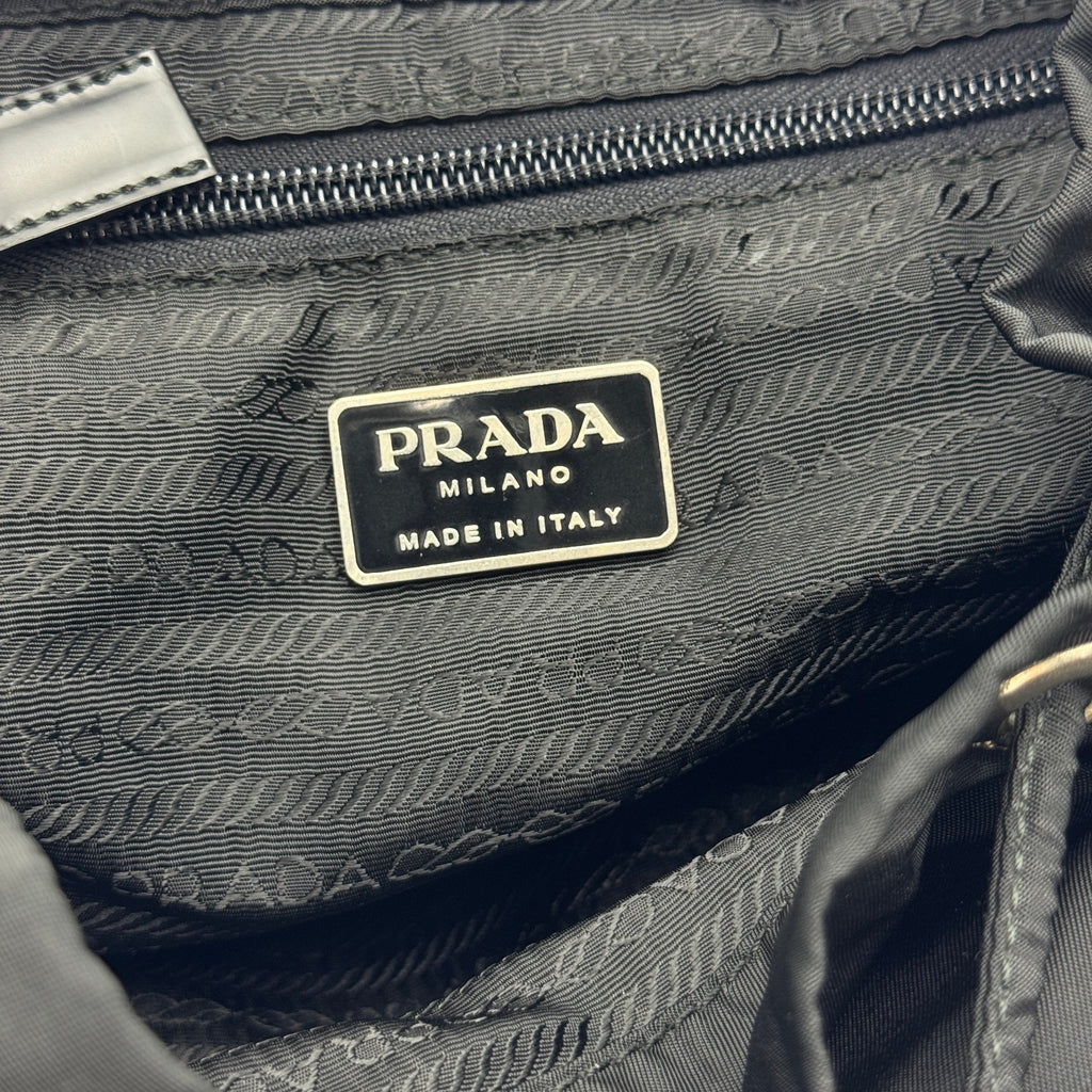 PRADA Tessuto Nylon Backpack Black