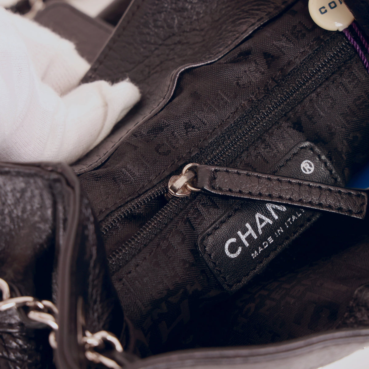 Chanel 2.55 Reissue Mademoiselle Lock Black Calfskin Tote Bag 9 Series