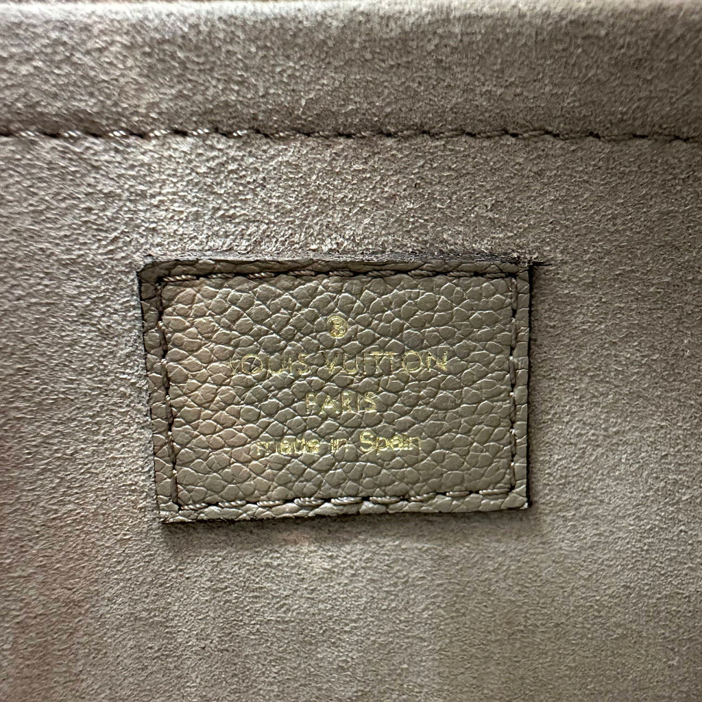 Louis Vuitton Monogram Empreinte Bagatelle M46112 Beige RFID