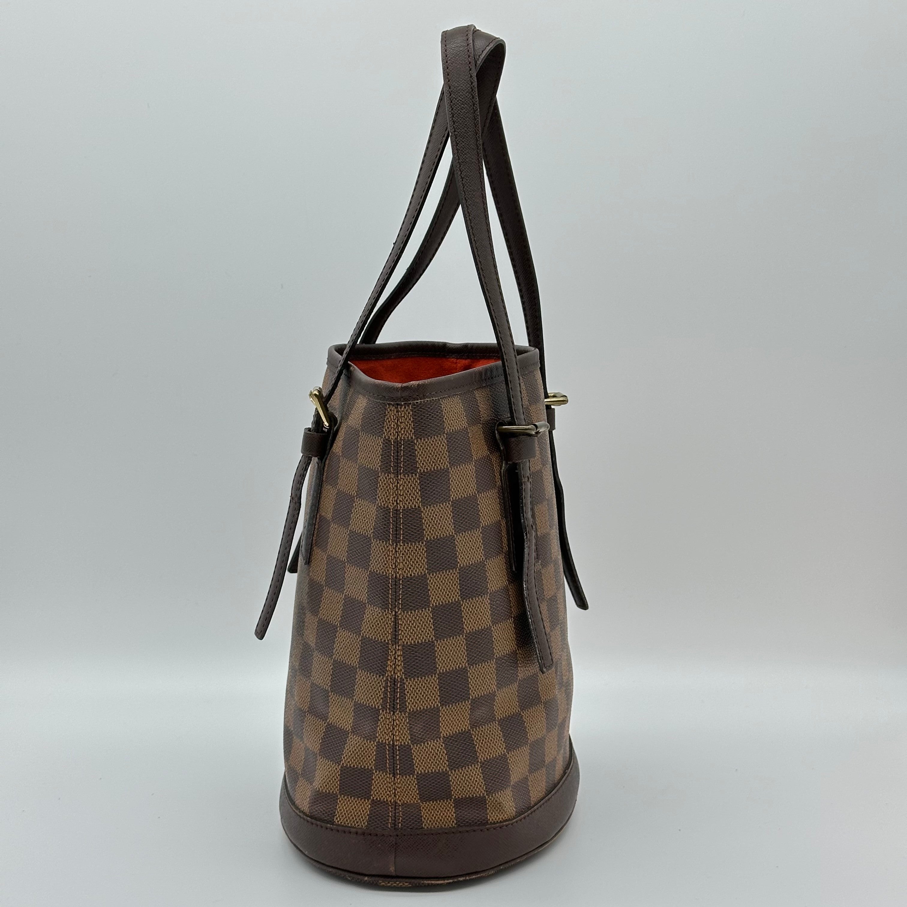 Louis Vuitton Damier Marais Bucket Shoulder Tote Bag N42240