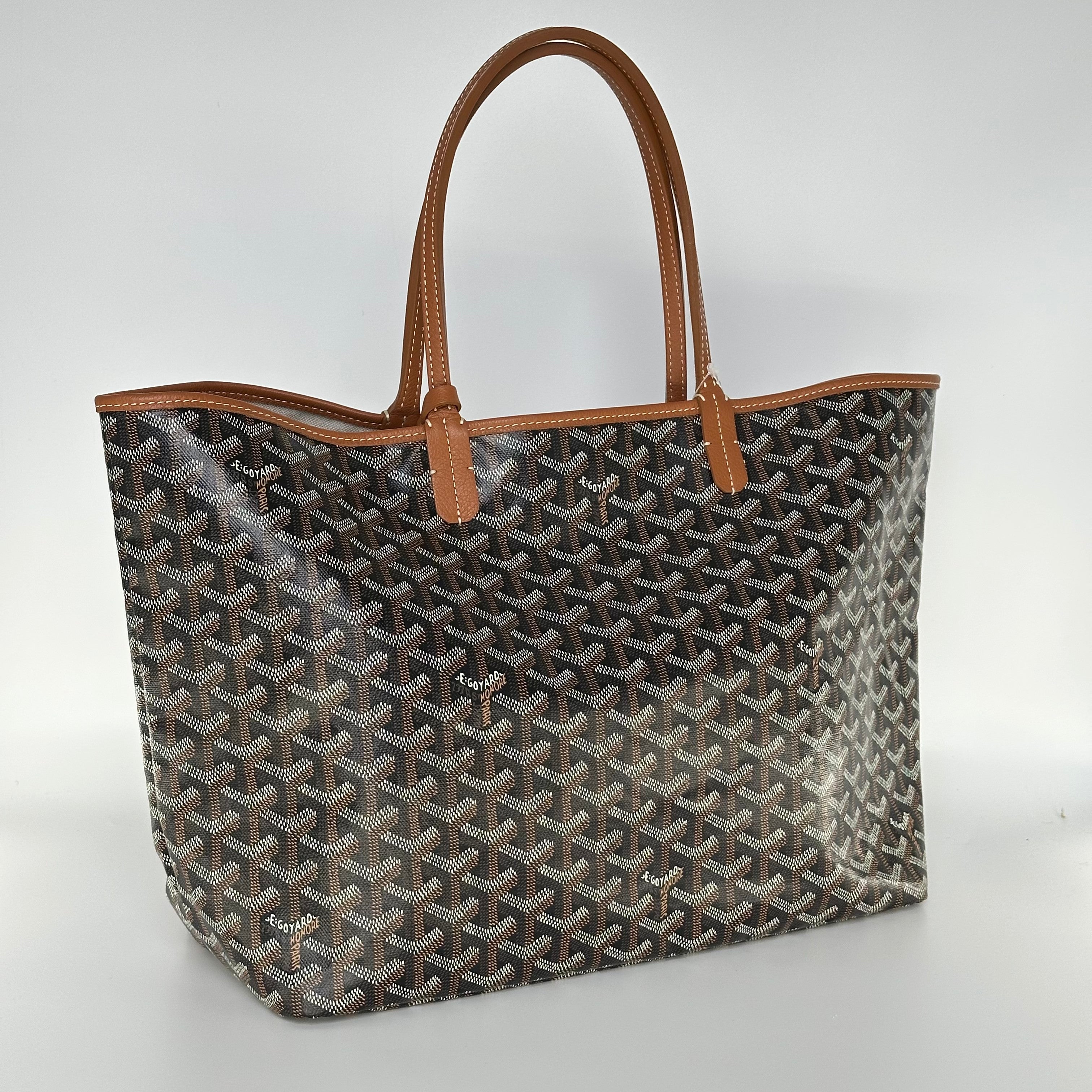 Goyard 세인트 루이스 PM PVC 가죽 토트백 핸드백