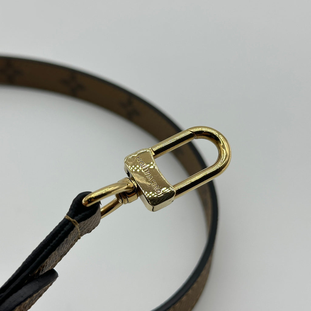 Louis Vuitton Monogram Reverse Canvas Pochette Métis 25cm Brown Crossbody Bag