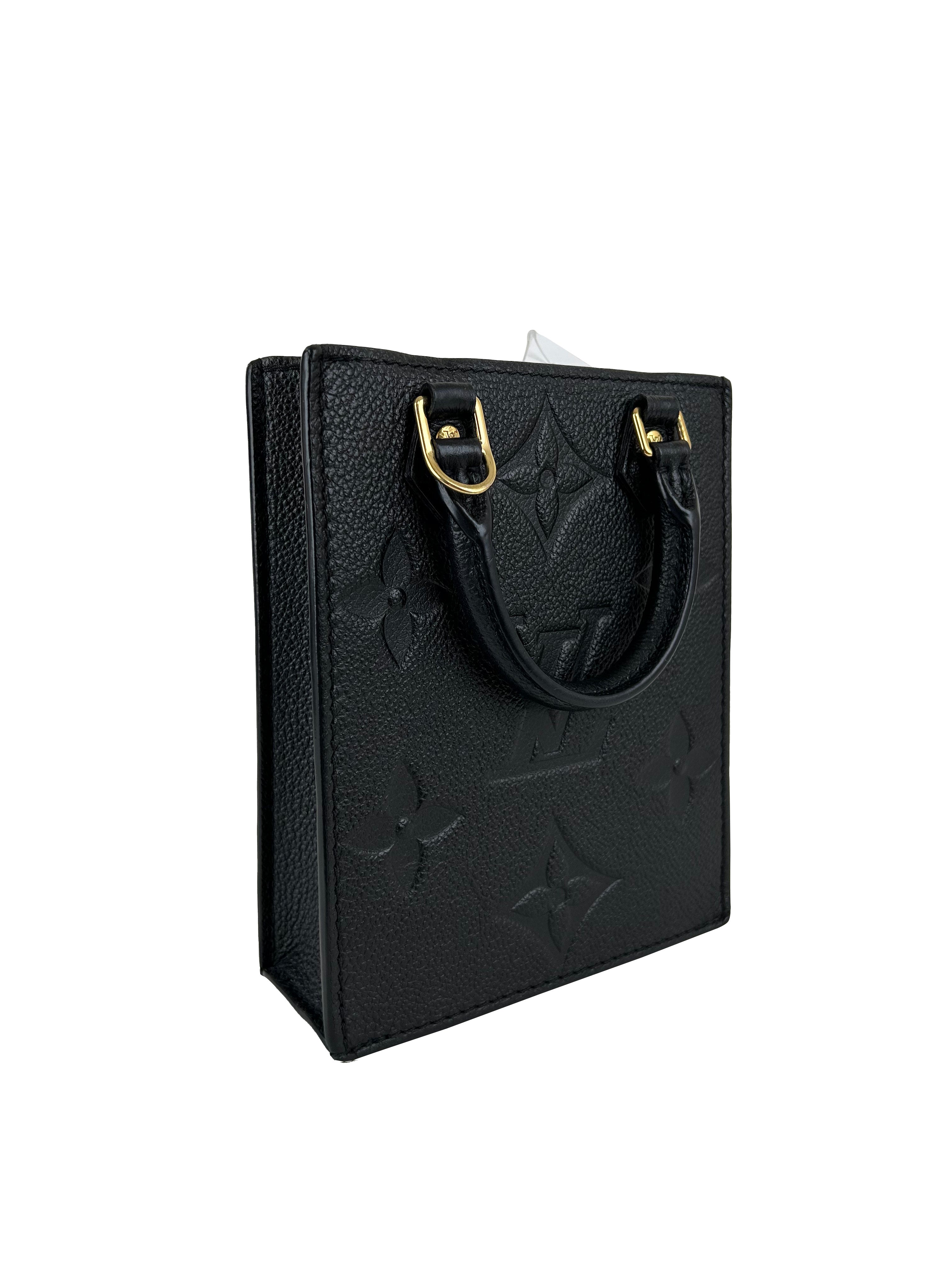 루이비통 Petite Sac Plat 모노그램 Empreinte 미니 핸드백 숄더백 M81417 RFID