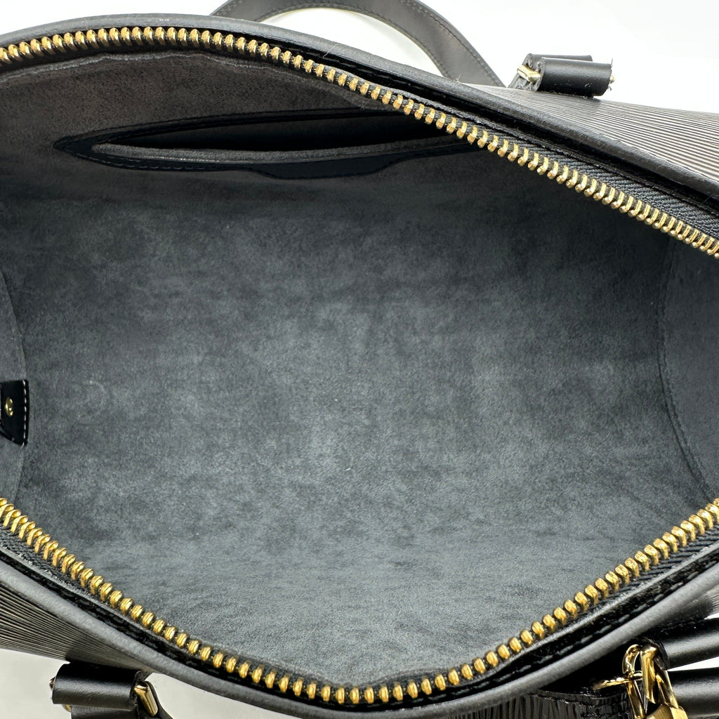 Louis Vuitton Epi Soufflot Black Handbag M52862