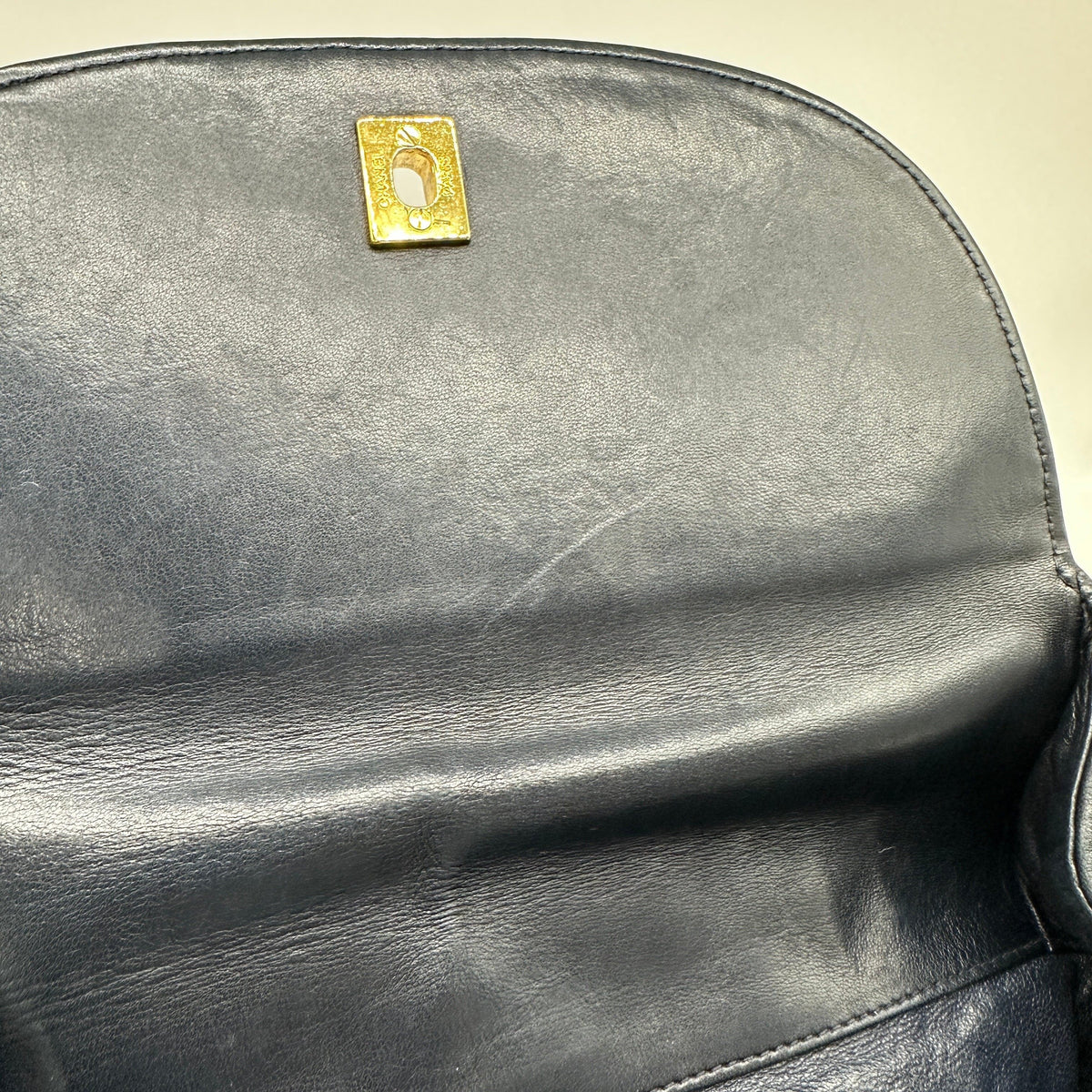 Chanel Quilted Lambskin Vintage Coco Black Shoulder Bag