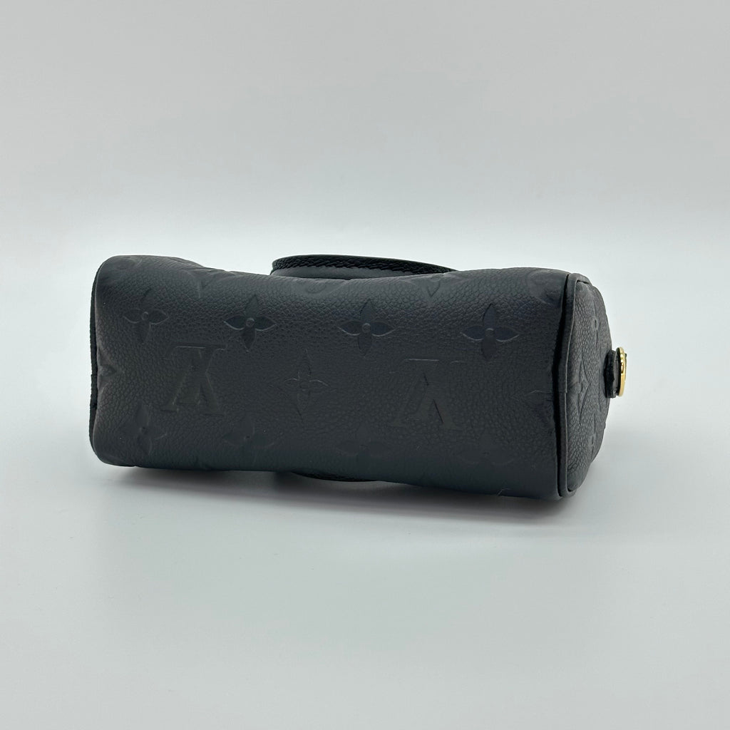 LOUIS VUITTON nano speedy sac à main monogramme 2way Sac à bandoulière RFID