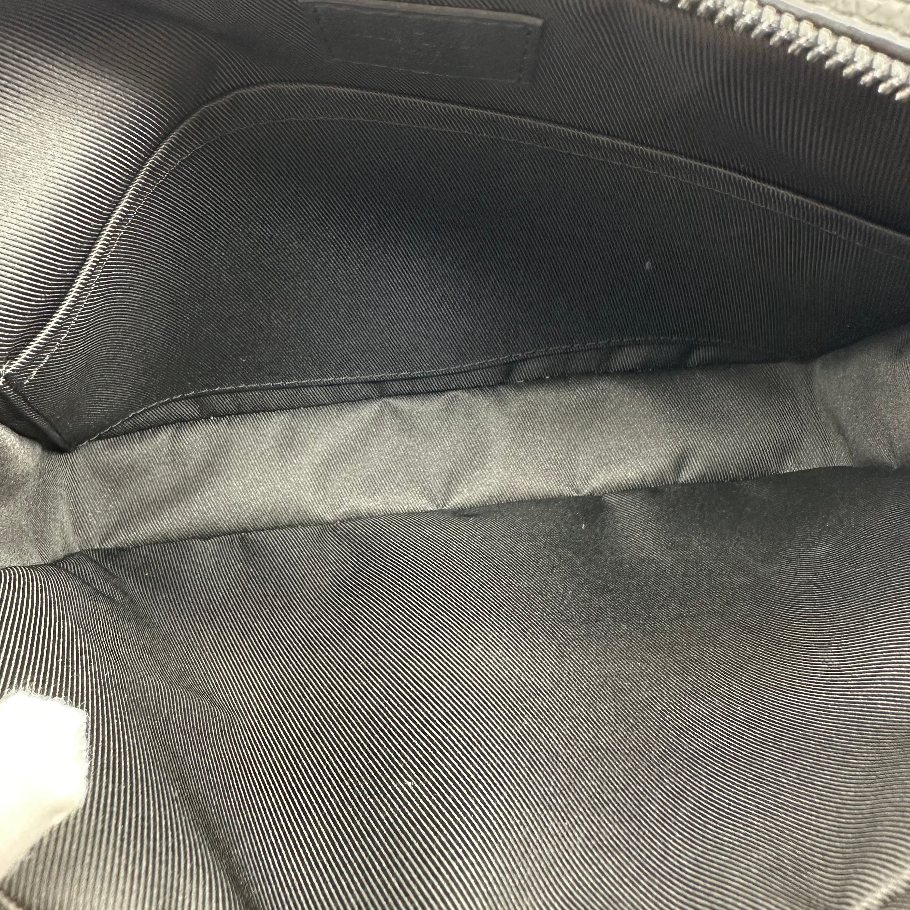 Louis Vuitton Monogram Shadow Trio Messenger M46602 Black with RFID