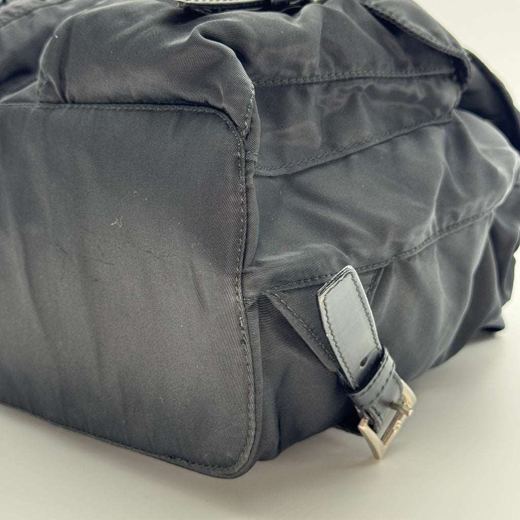 PRADA Tessuto Nylon Backpack Black