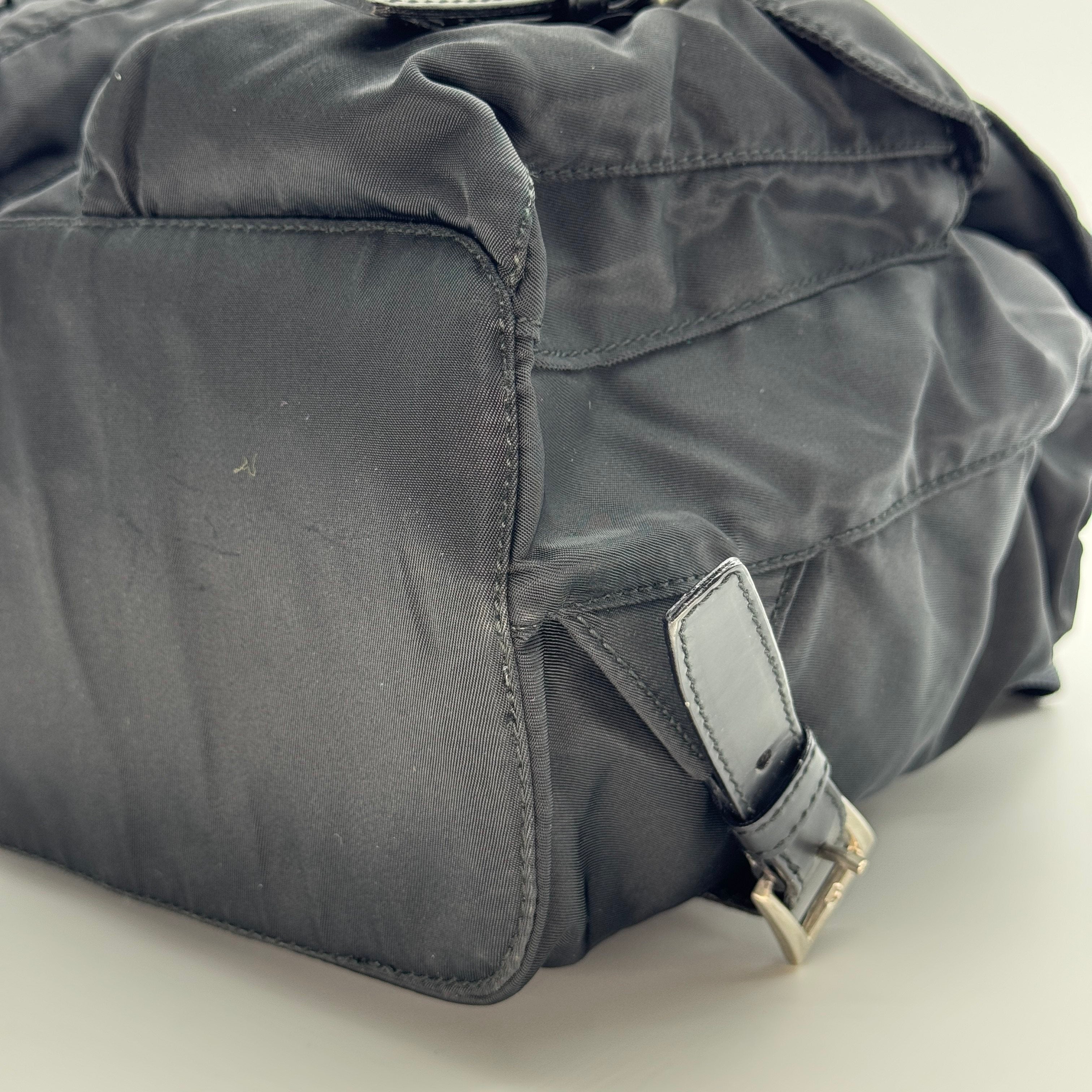 PRADA Tessuto Nylon Backpack Black