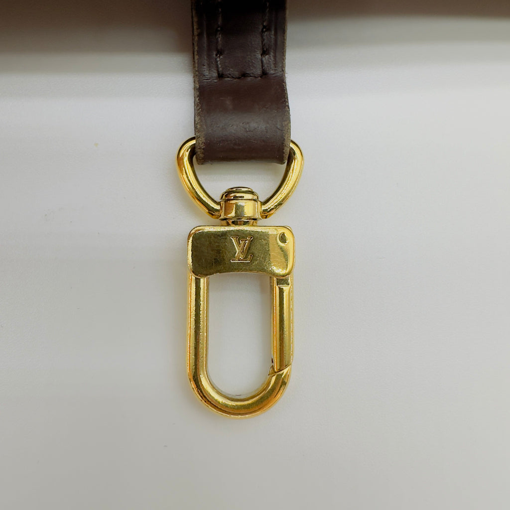 Louis Vuitton Damier Ebene Canvas Neverfull MM Brown Tote Bag