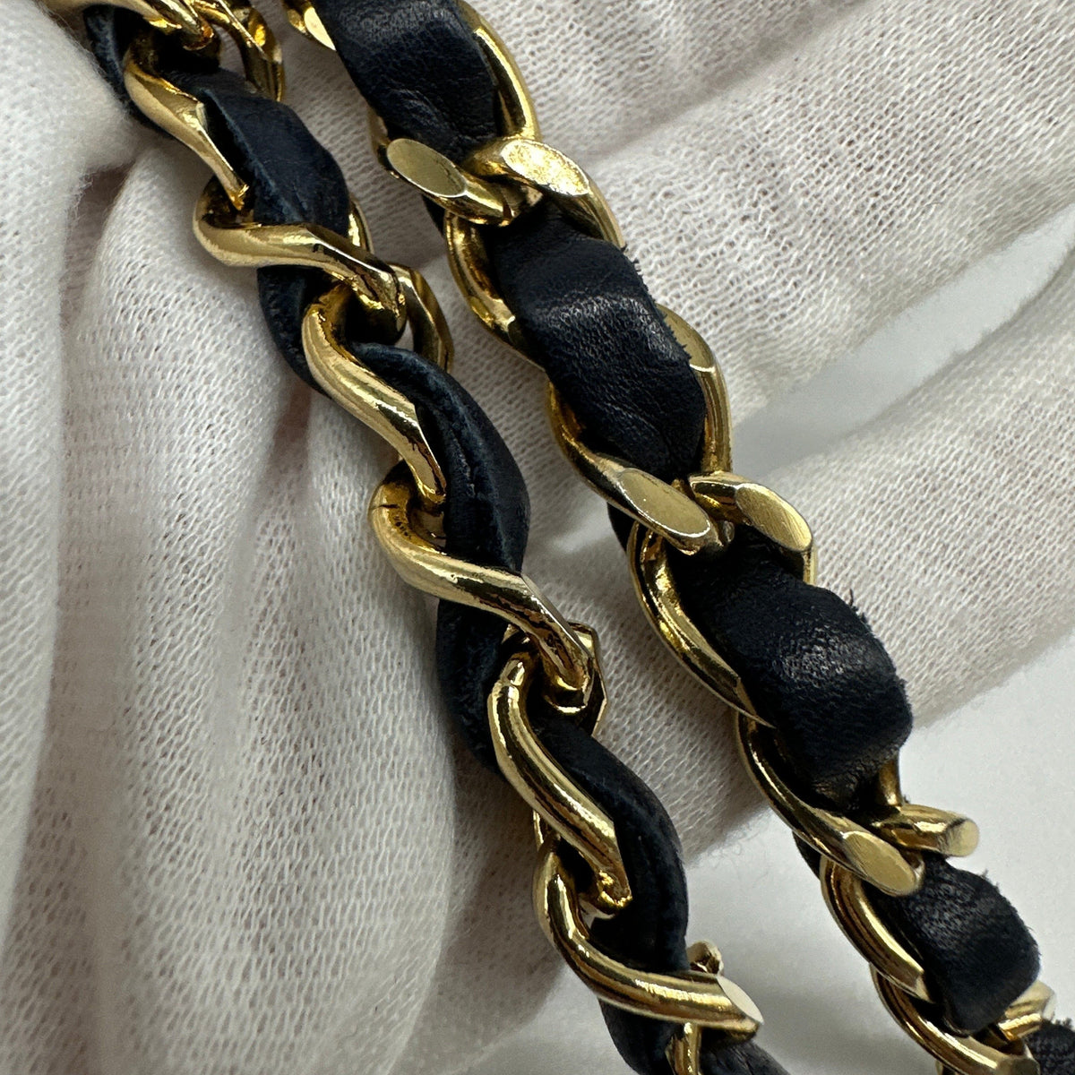 Chanel Matelasse Quilted Leather Black Chain Shoulder Bag