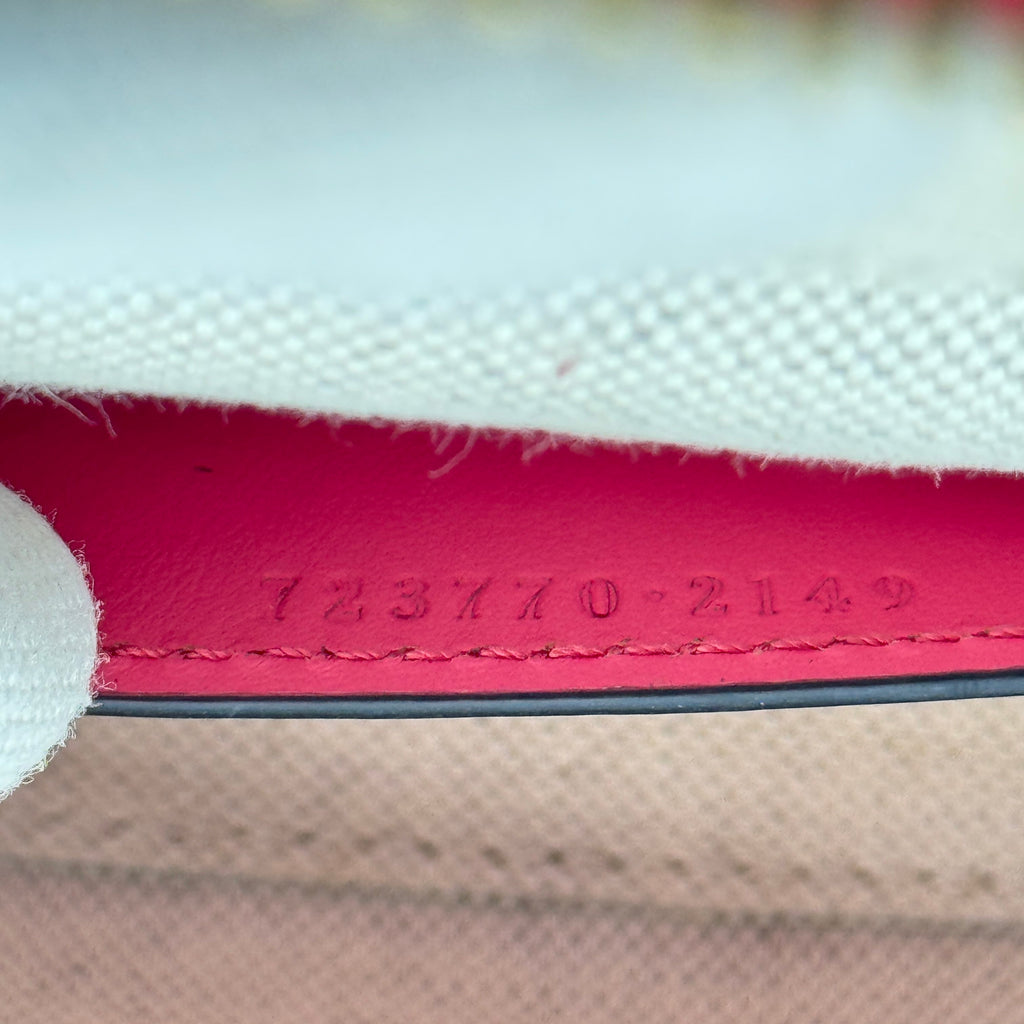 Gucci Pink GG Quilted Leather Matelassè Mini Top Handle Bag