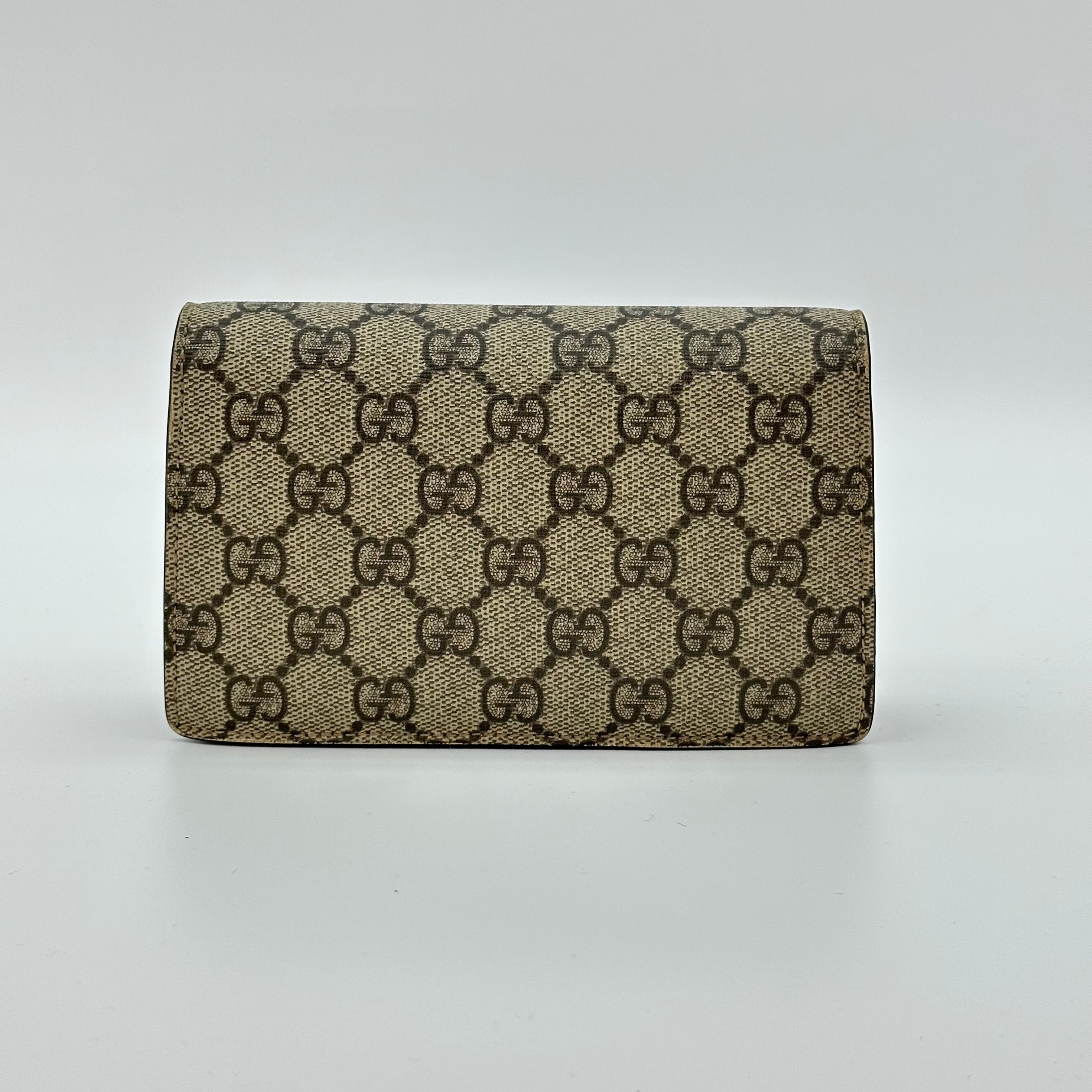 Gucci Beige GG Supreme Canvas Super Mini Dionysus