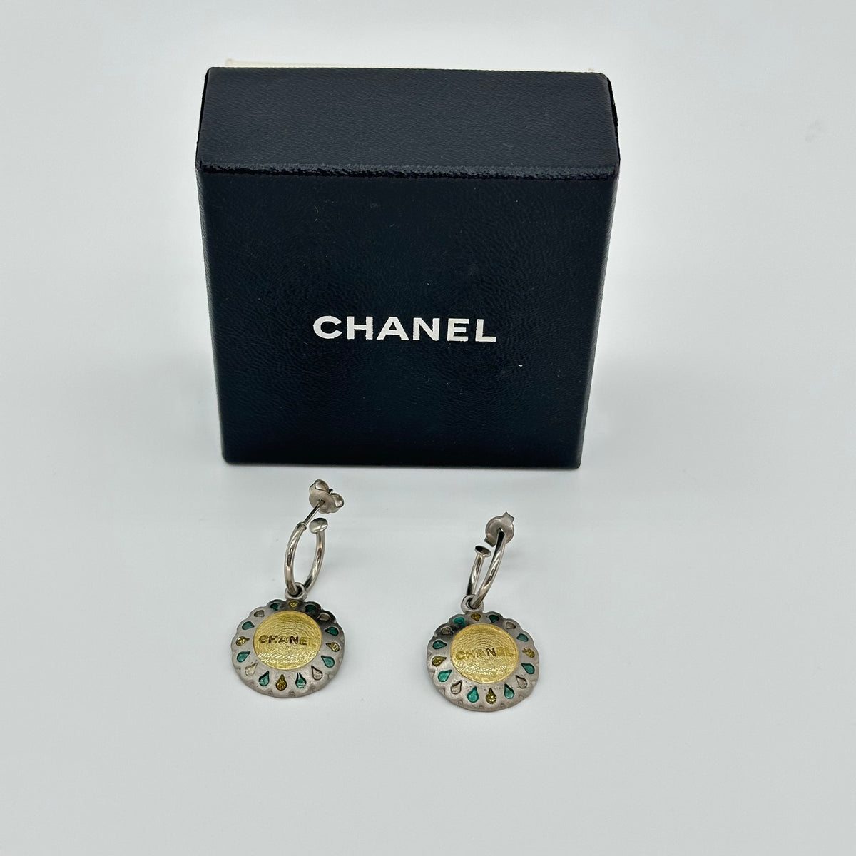 Chanel Flower Motif Earrings