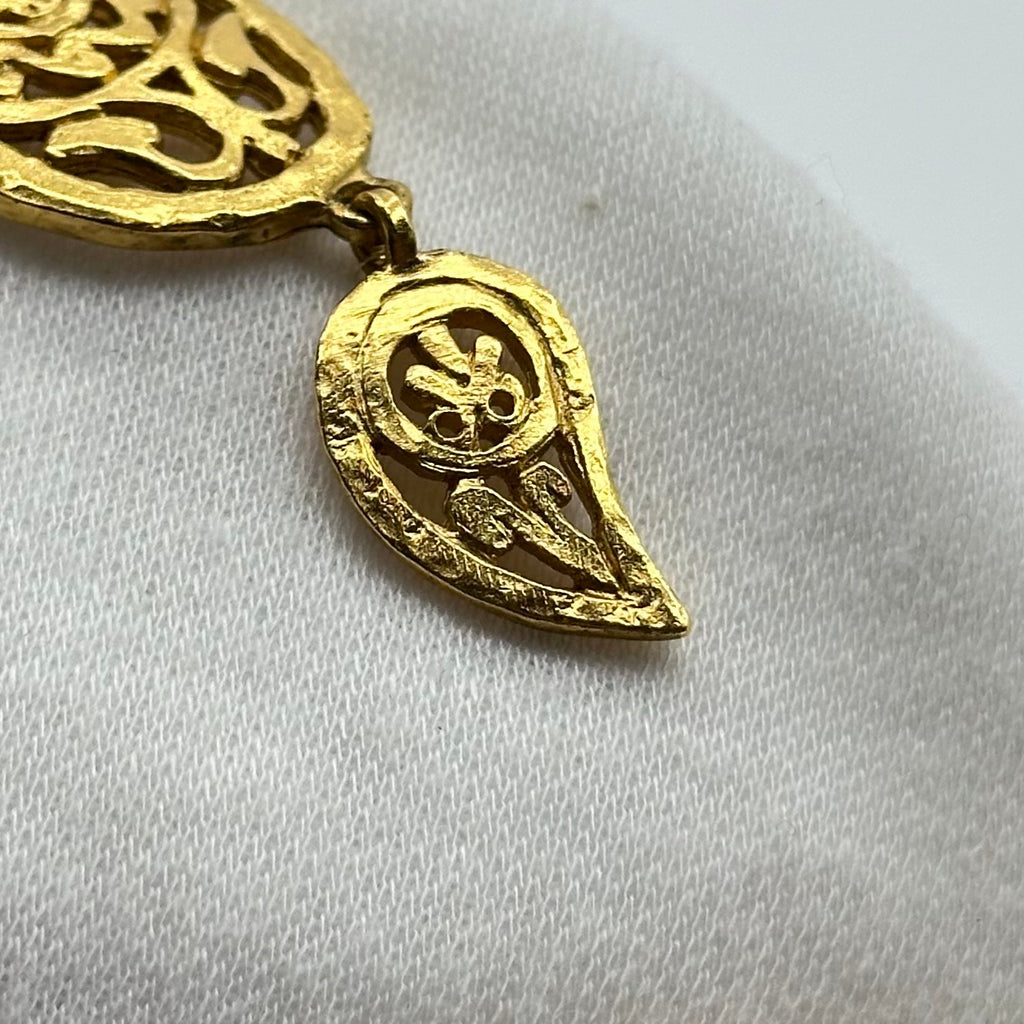 Chanel Dreamcatcher Pendant Ear Clips