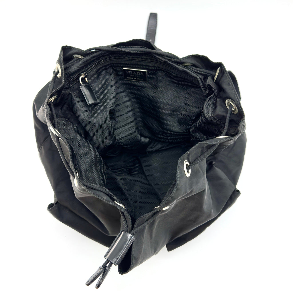 Prada Tessuto Nylon Black Backpack