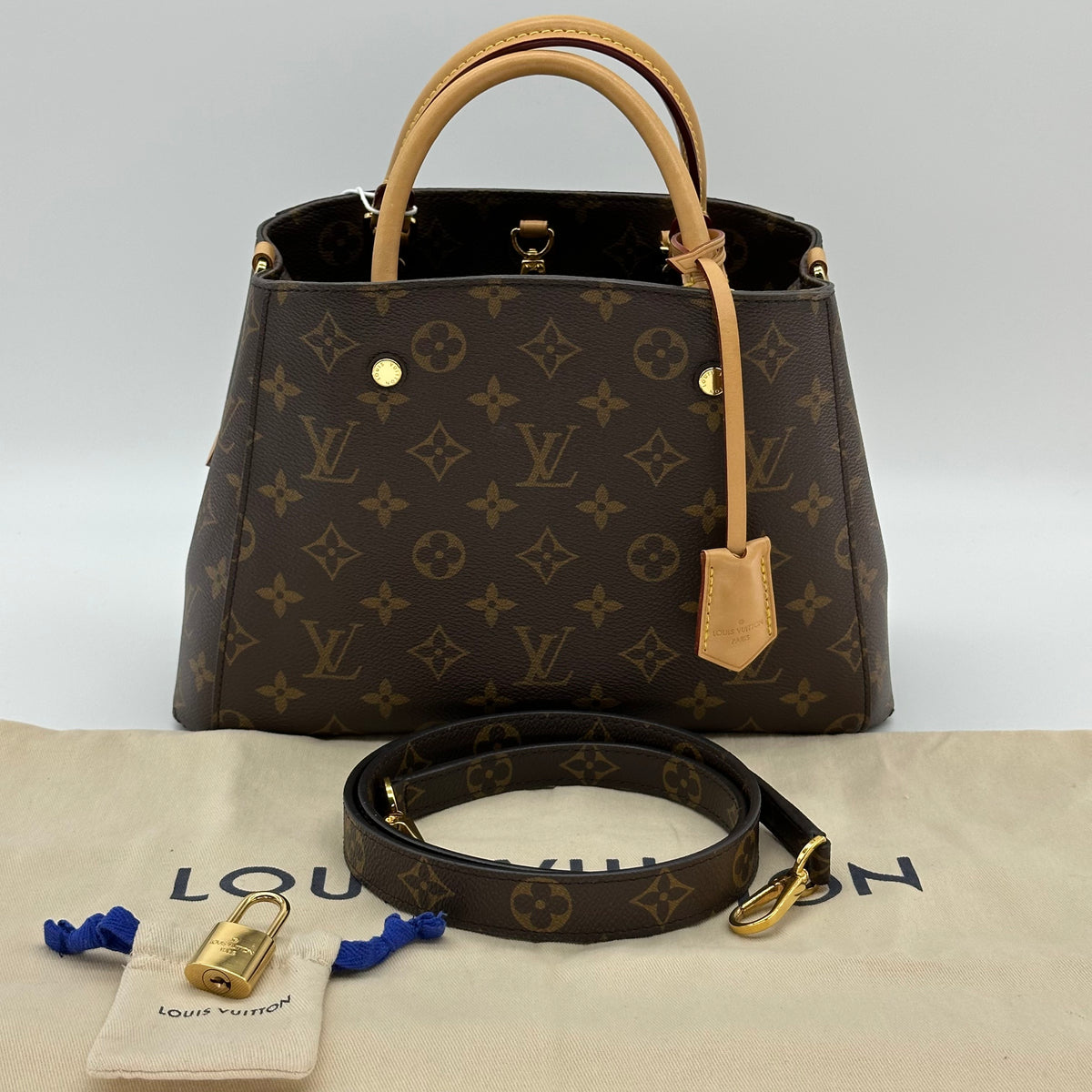 Louis Vuitton Monogram Montaigne BB M41055 Shoulder Bag Handbag