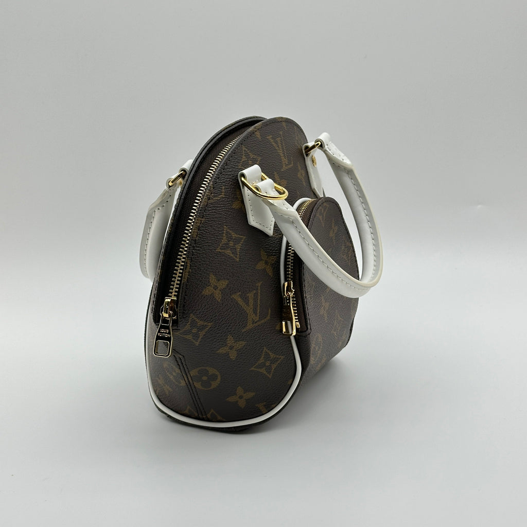 Louis Vuitton Monogram Ellipse BB Brown White Shoulder Bag
