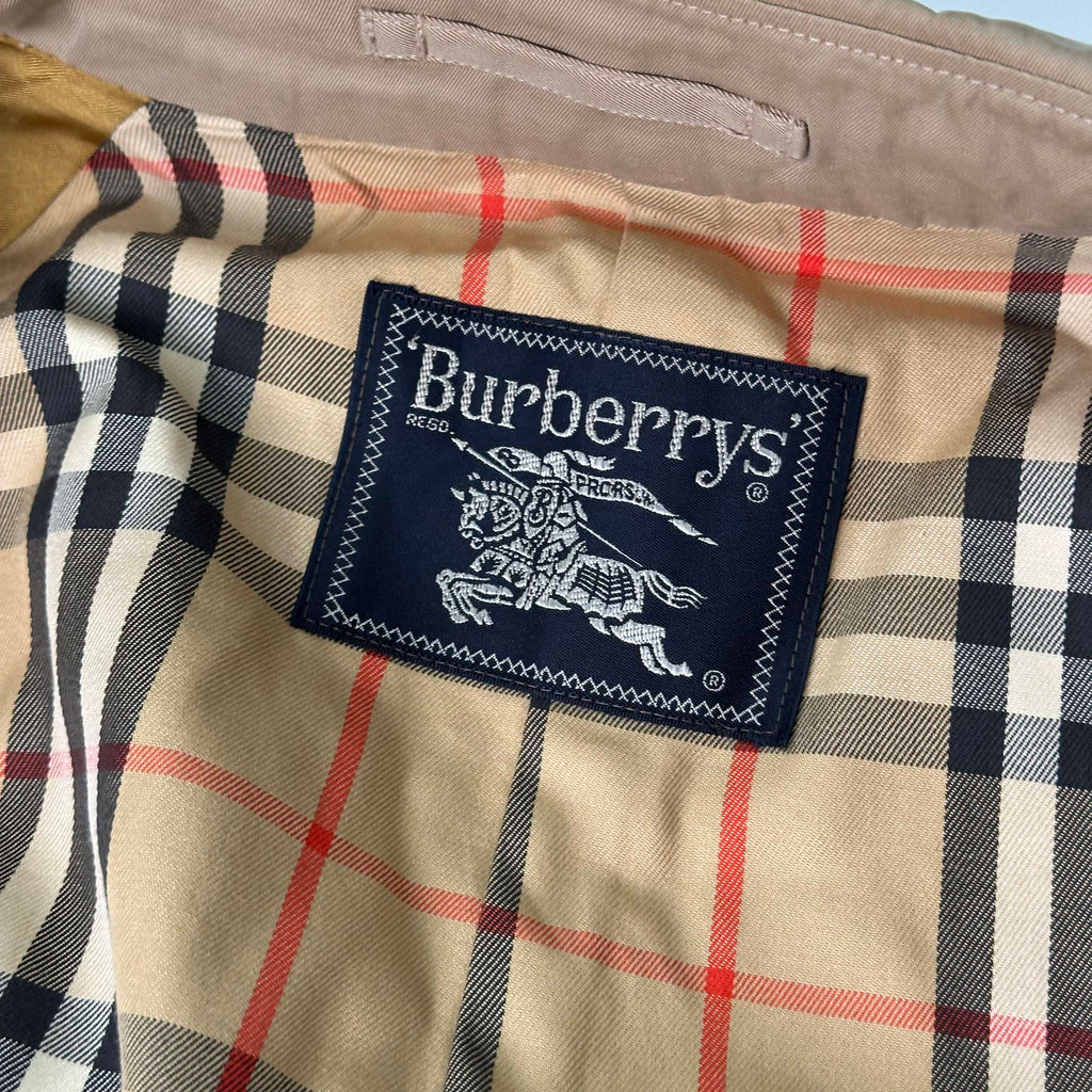 Burberry Classic Trench Coat Women Check Lining Light Khaki Outerwear