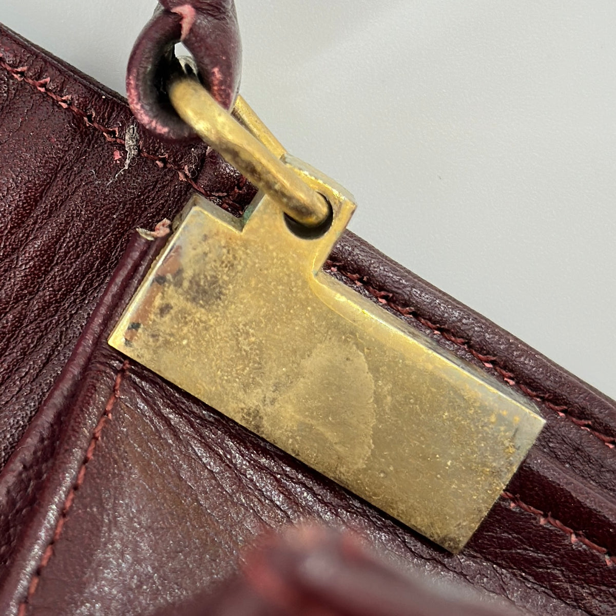 GUCCI Vintage GG Canvas Shoulder Bag