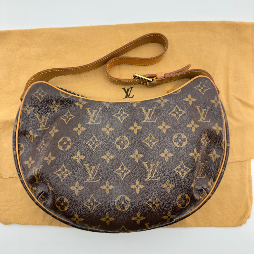 Louis Vuitton Monogram Croissant MM Brown Shoulder Bag M51512