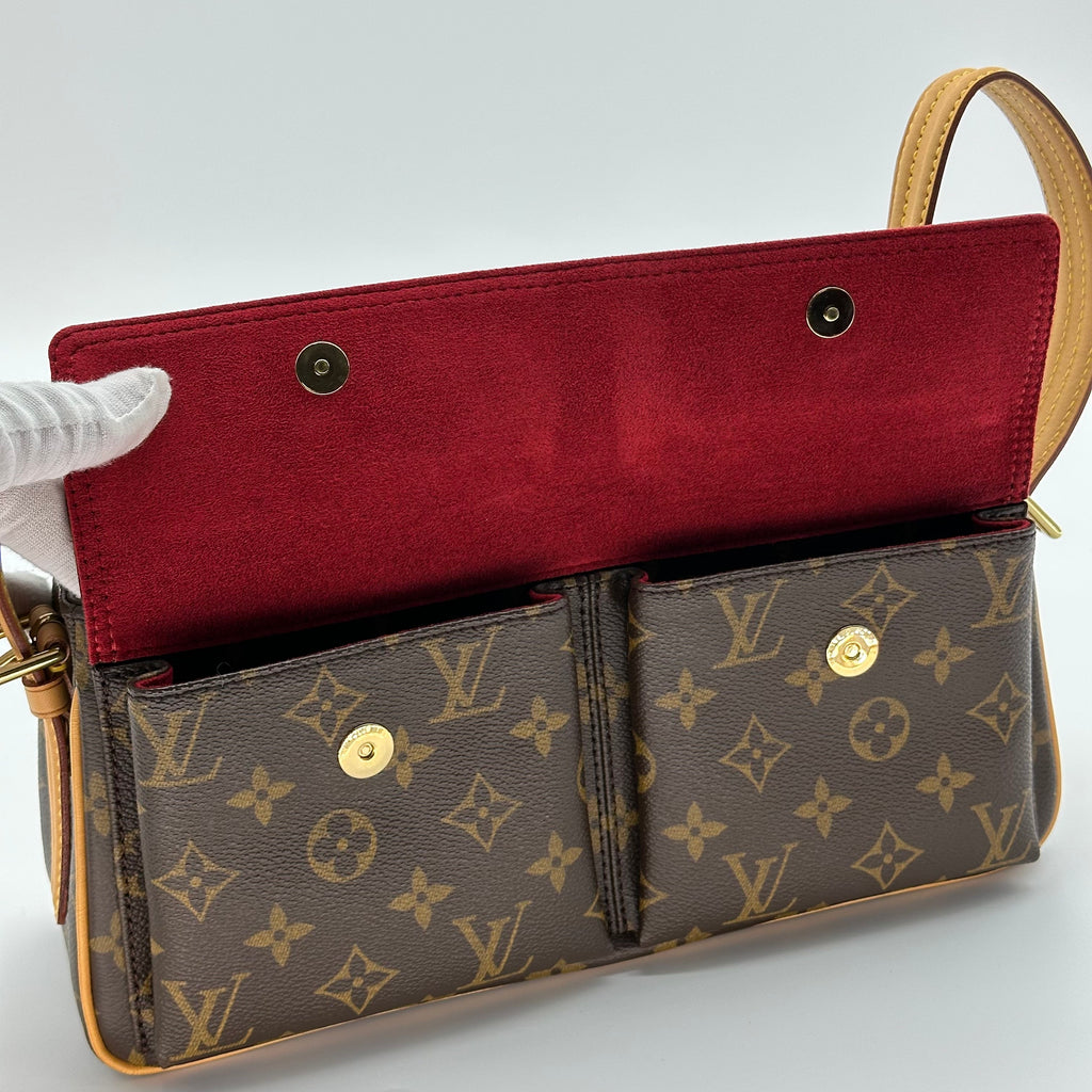 Louis Vuitton Viva Cite MM Shoulder Bag Monogram Canvas M51164