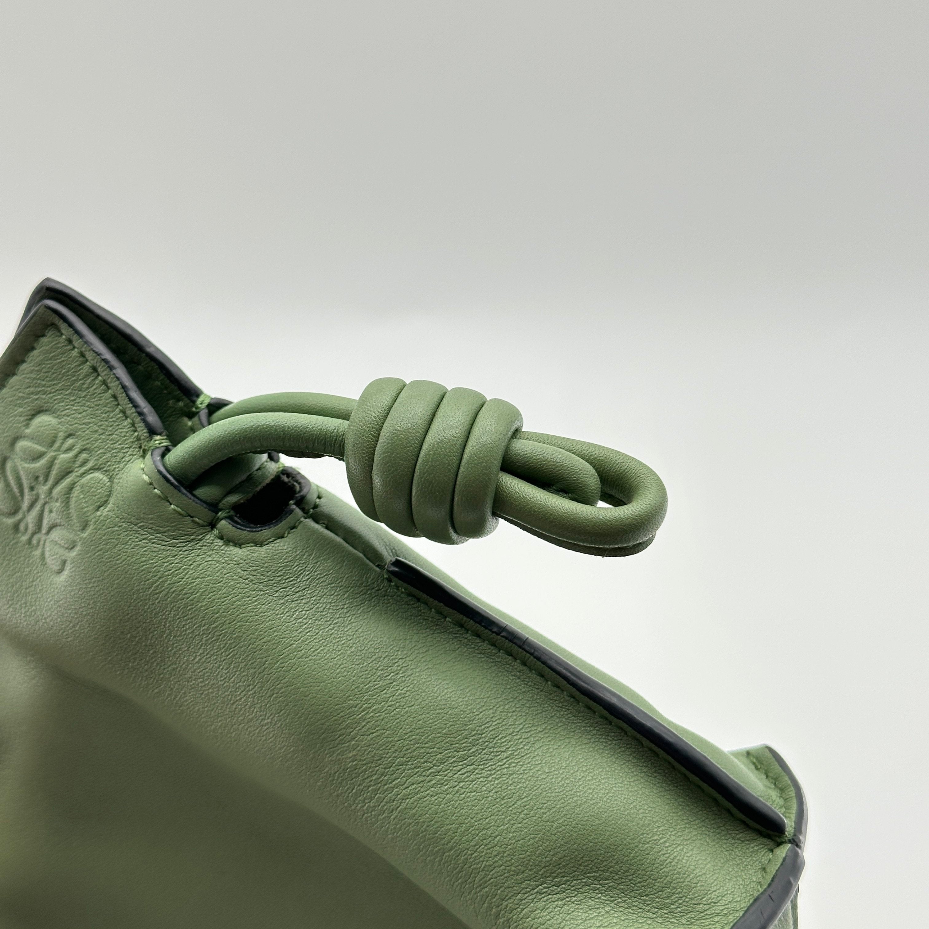 loewe flamenco mini calfskin green
