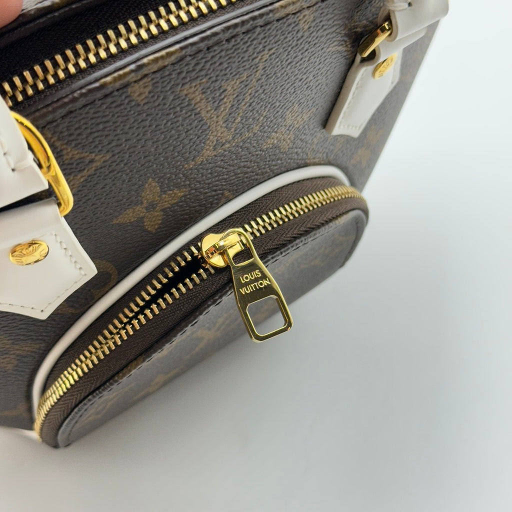 Louis Vuitton Monogram Ellipse BB Brown White Shoulder Bag