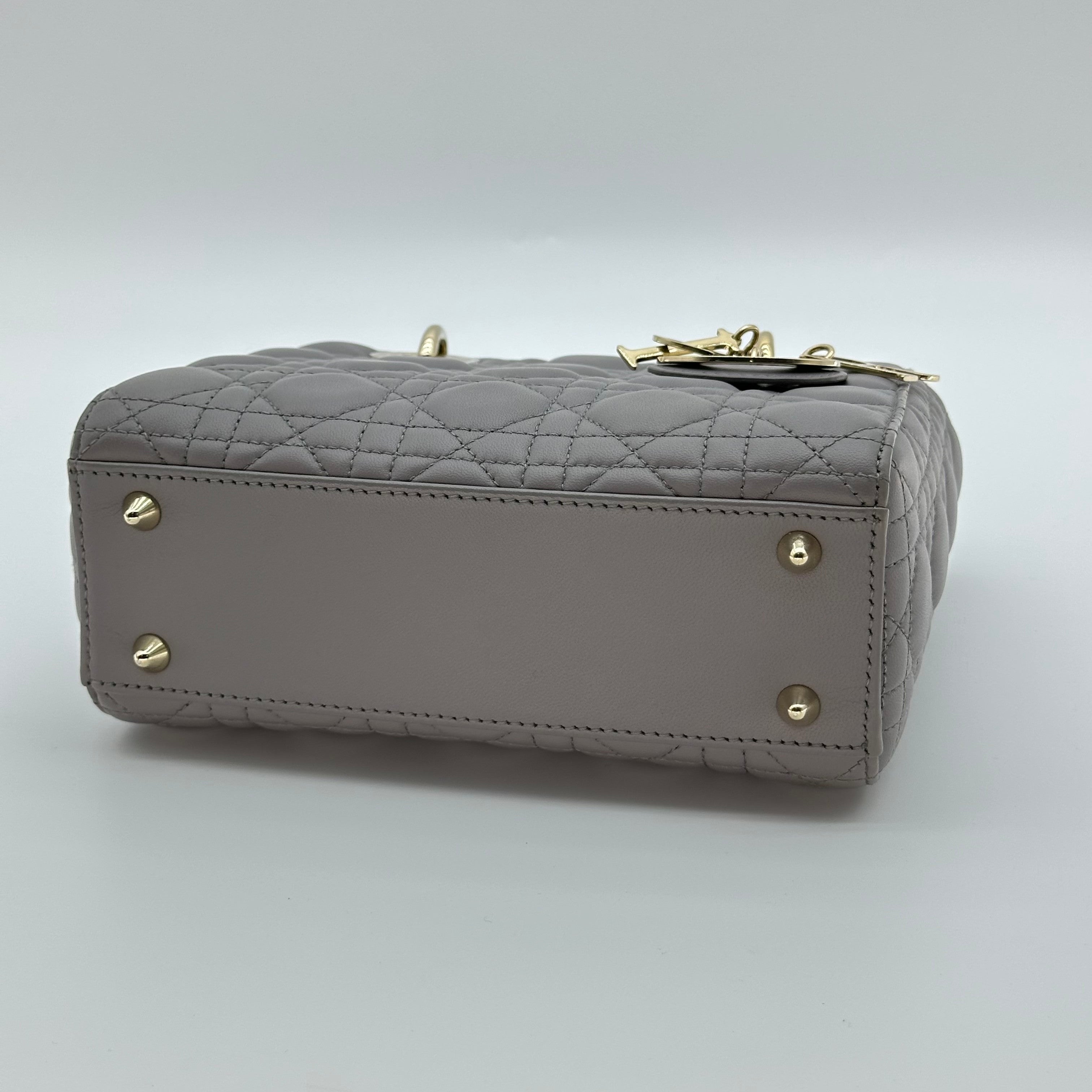Christian Dior Lambskin Small My ABCDior Lady Dior