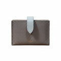 Celine Grey Calfskin Leather Accordion Card Holder Wallet